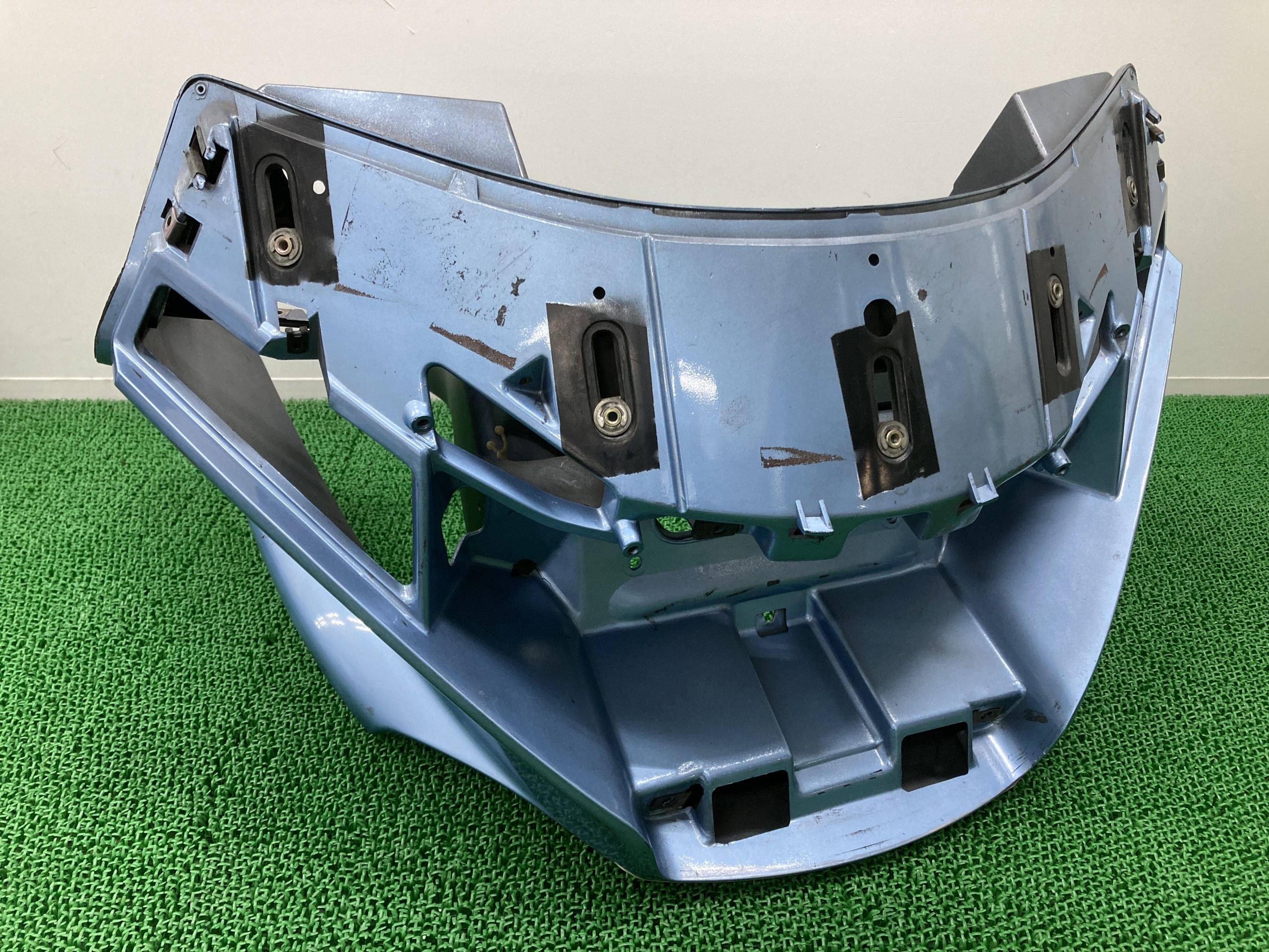 GL1500 フロントカウル 水色 ホンダ 純正 バイク 部品 SC22 アッパーカウル フェアリング ライトカウル ゴールドウイング 車検 Genuine 【中古】 7
