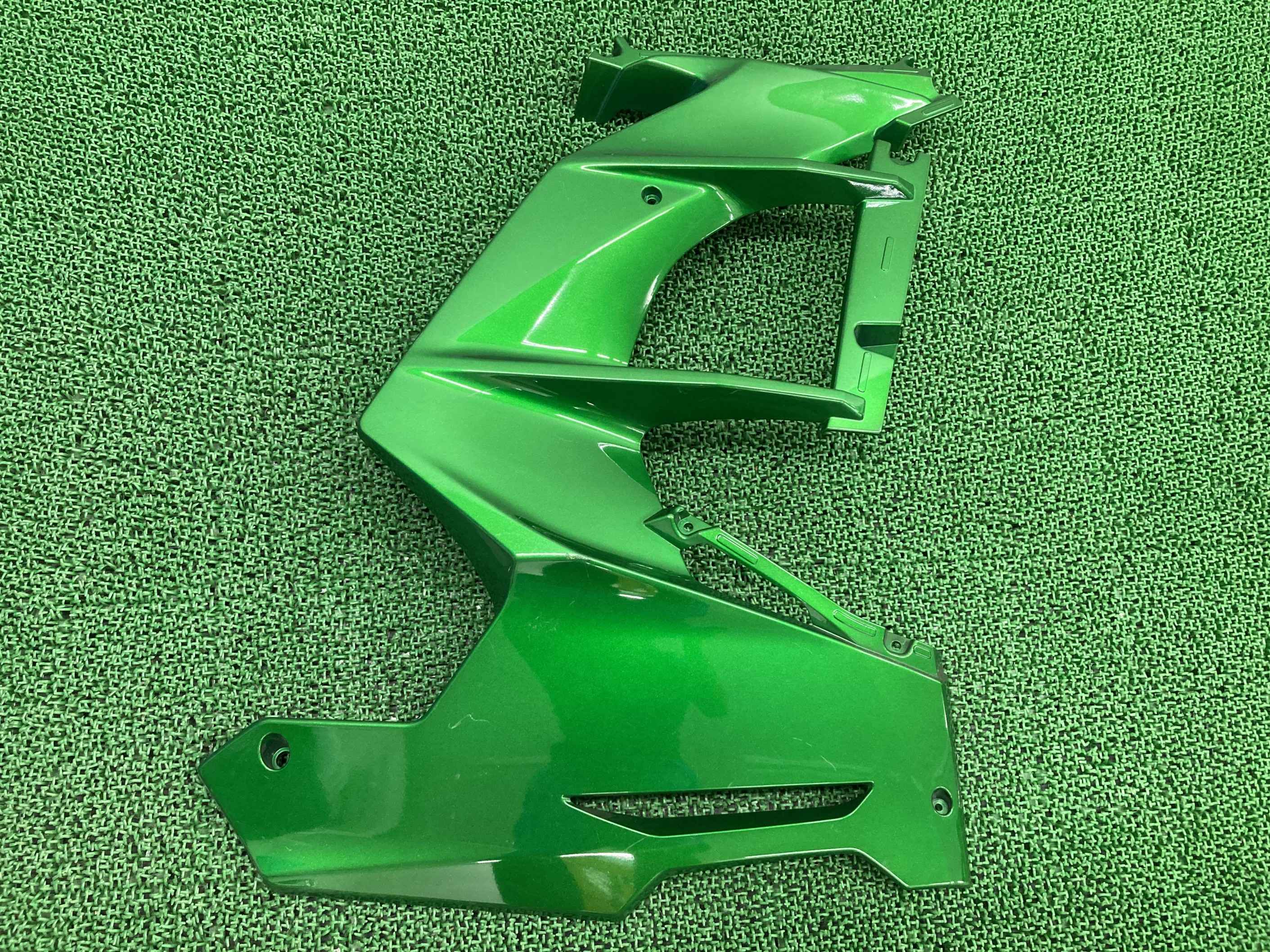 H2SX サイドカウル 右 緑M カワサキ 純正 バイク 部品 ZX1002A H2 NINJA ペイント素材に 割れ欠け無し 車検 Genuine 【中古】 66