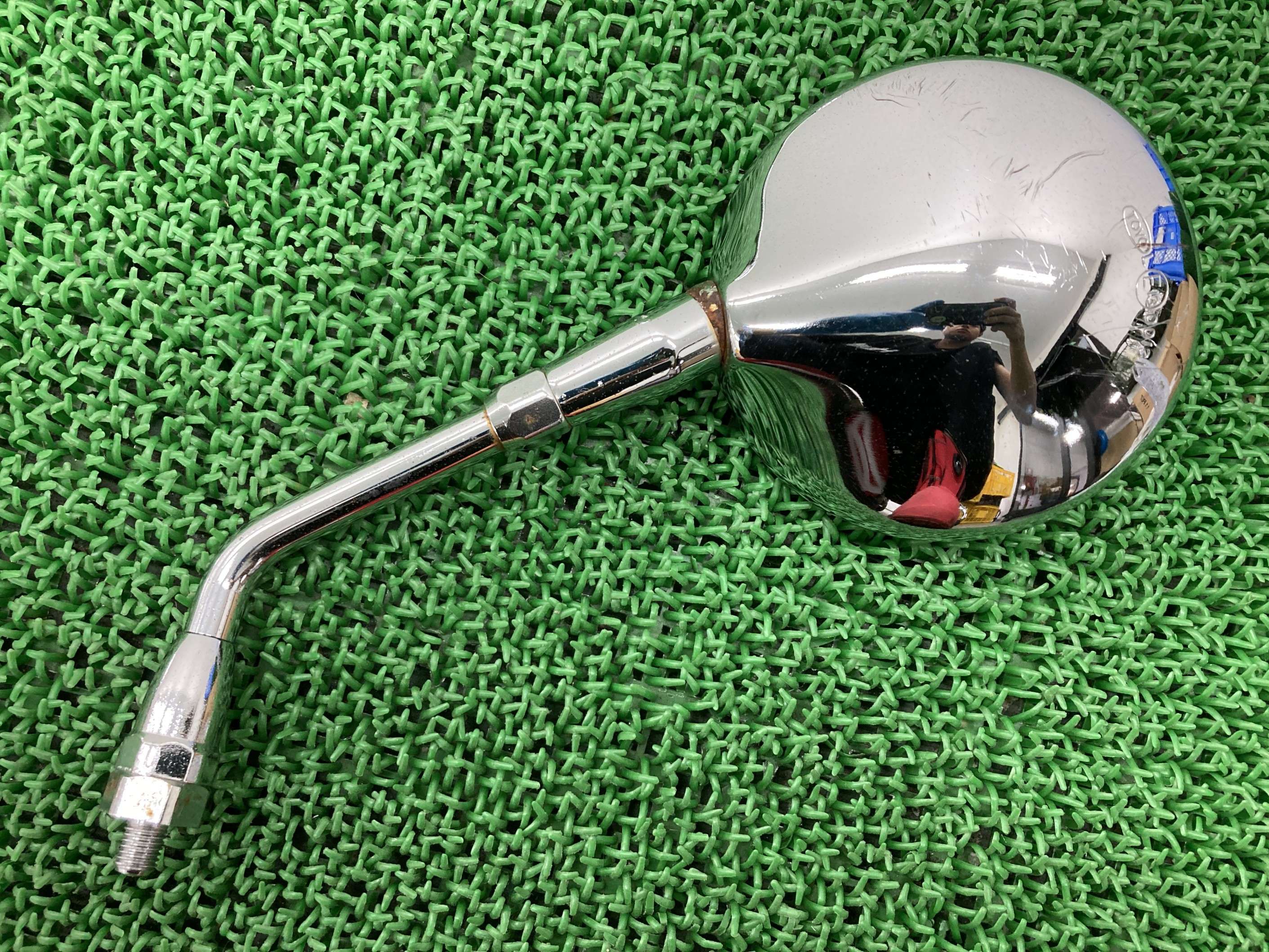 ゼファー1100 ミラー 片側 カワサキ 純正 バイク 部品 ZRT10A 正10mm ZEPHYR ゼファー750 バリオス 車検 Genuine 【中古】 54