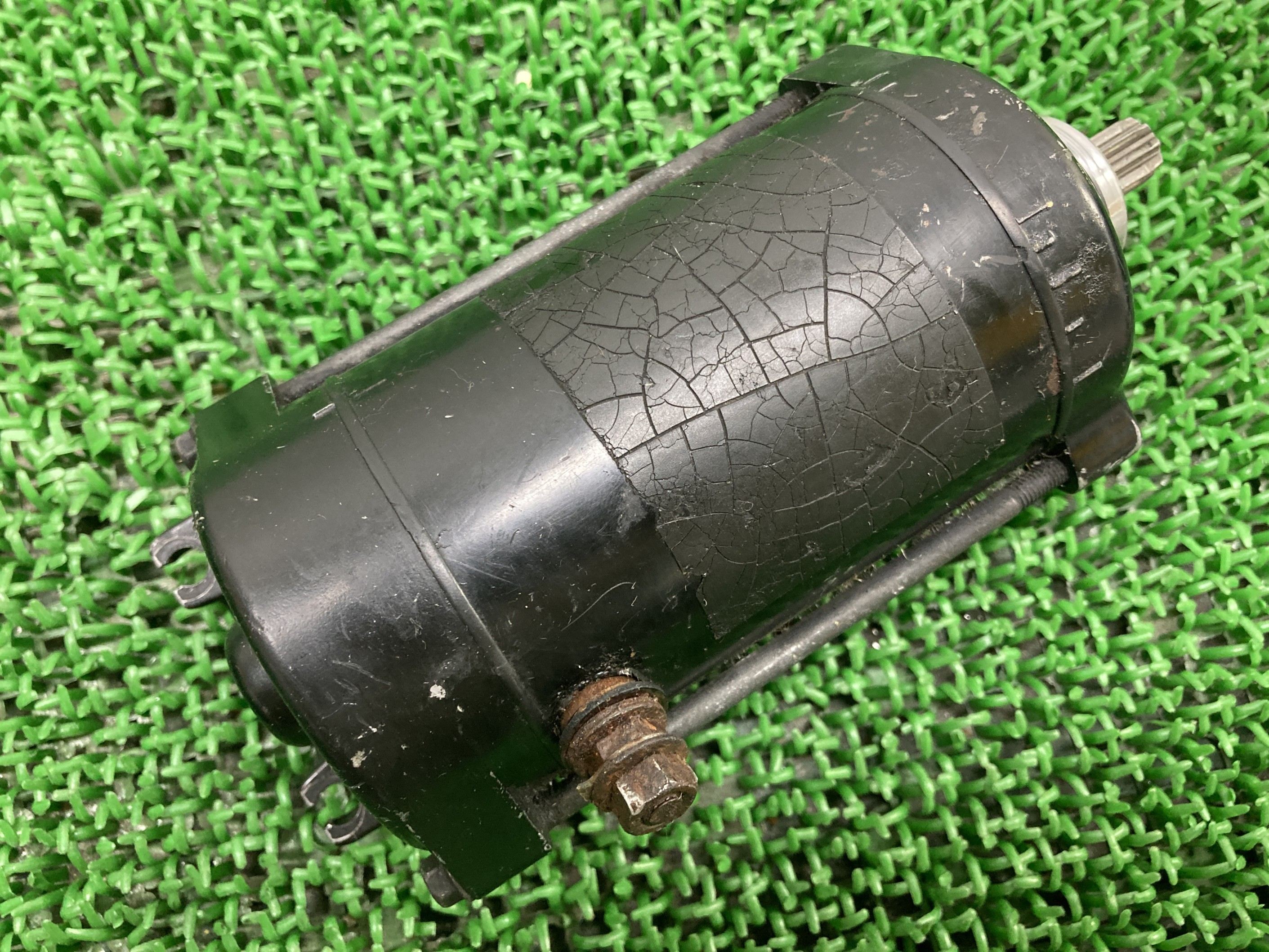 バルカン400 セルモーター SM-13 カワサキ 純正 バイク 部品 VN400A VULCAN スターターモーター 機能的問題なし 品薄 車検 Genuine 【中古】 Lp