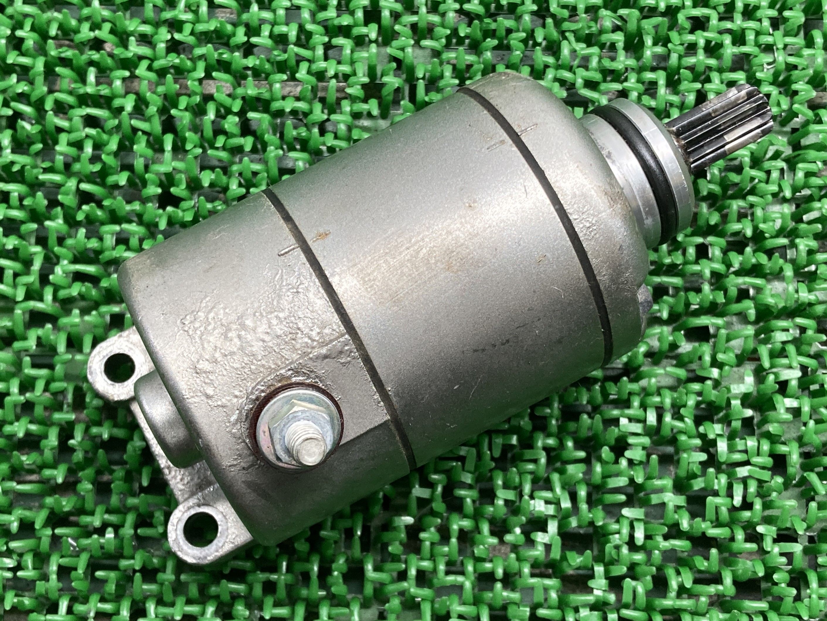 KLX125 Dトラッカー125 セルモーター SM-15 カワサキ 純正 バイク 部品 LX125C LX125D D-TRACKER スターターモーター 機能的問題なし 車検 Genuine 【中古】 yG