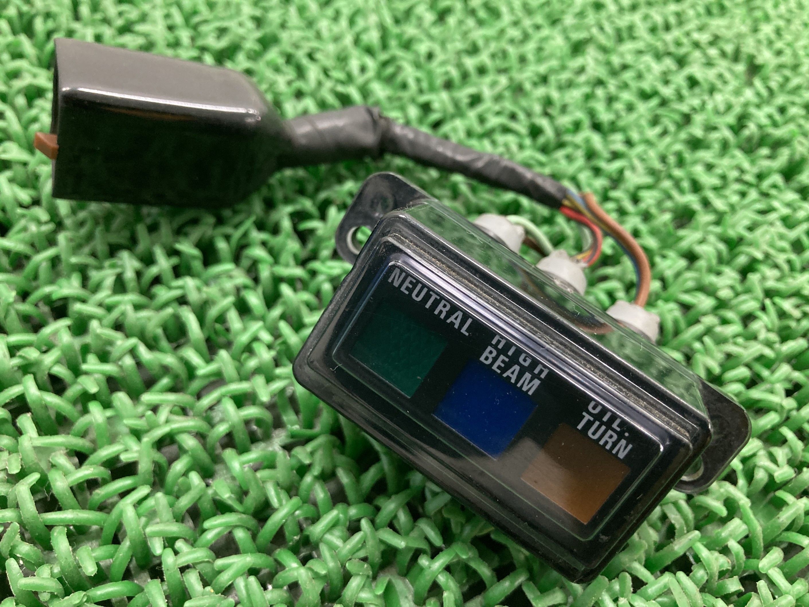 KDX250SR インジケーターランプ カワサキ 純正 バイク 部品 DX250F KLX 割れ欠け無し 品薄 希少品 車検 Genuine 【中古】 Cc