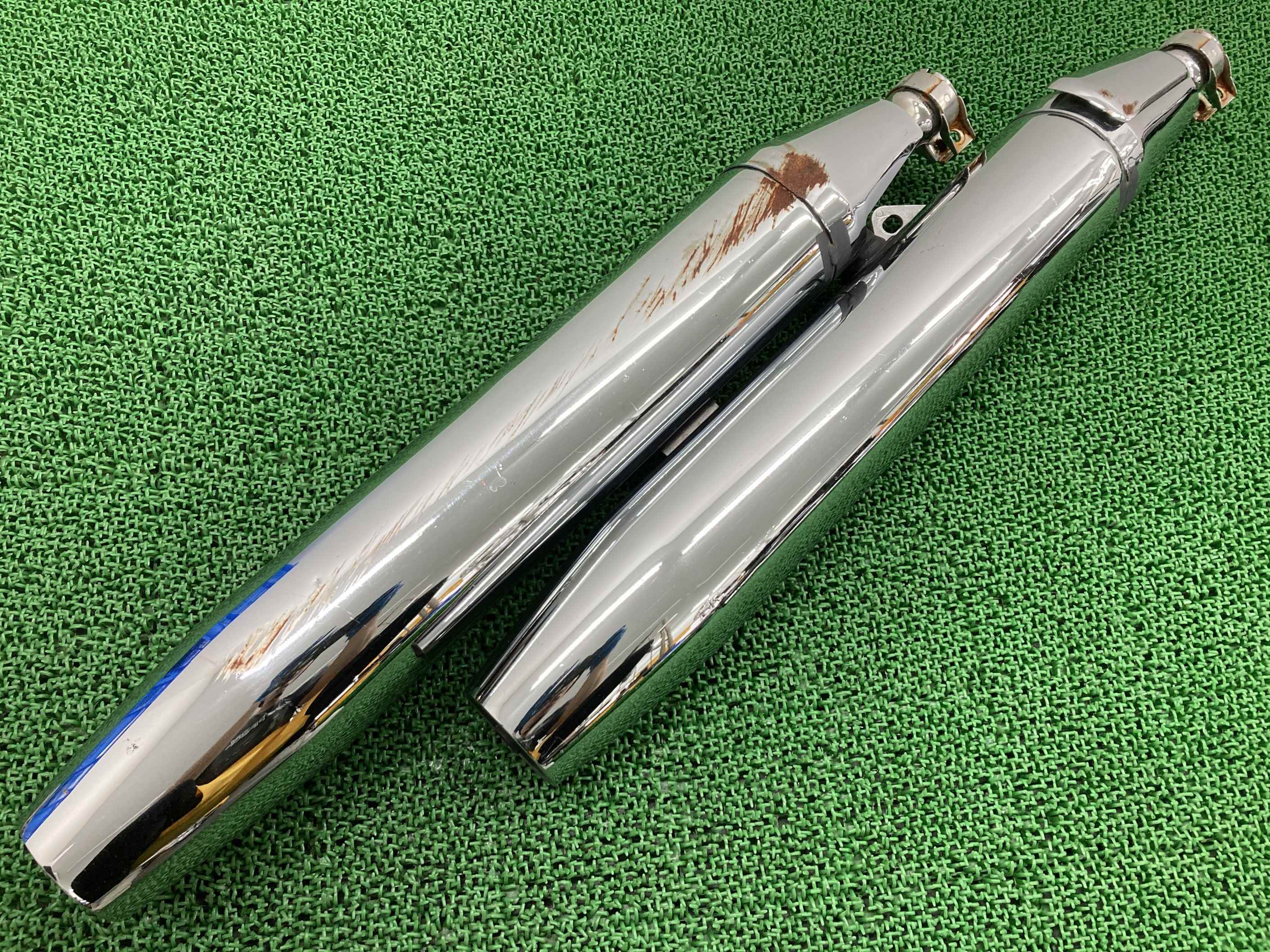 ドラッグスター1100クラシック サイレンサーマフラー 5KSP ヤマハ 純正 バイク 部品 VP13J 機能的問題無し 品薄 希少品 車検 Genuine 【中古】 lT