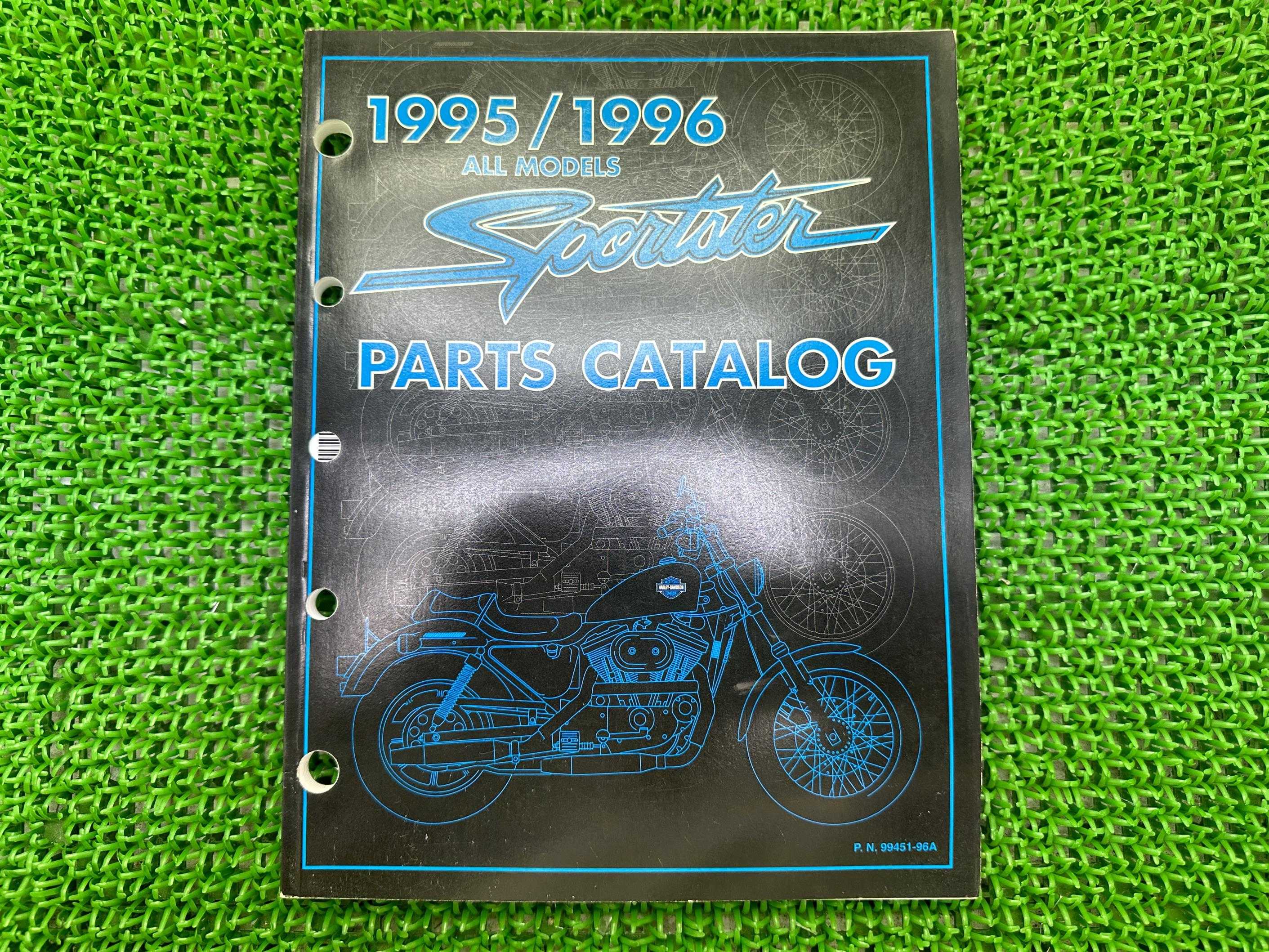 スポーツスター パーツリスト 英語版 ハーレー 正規 バイク 整備書 スポーツスターALLモデル 1995-1996年 パーツカタログ 車検 パーツカタログ 整備書 【中古】 eQ|ティーエスパーツ 店