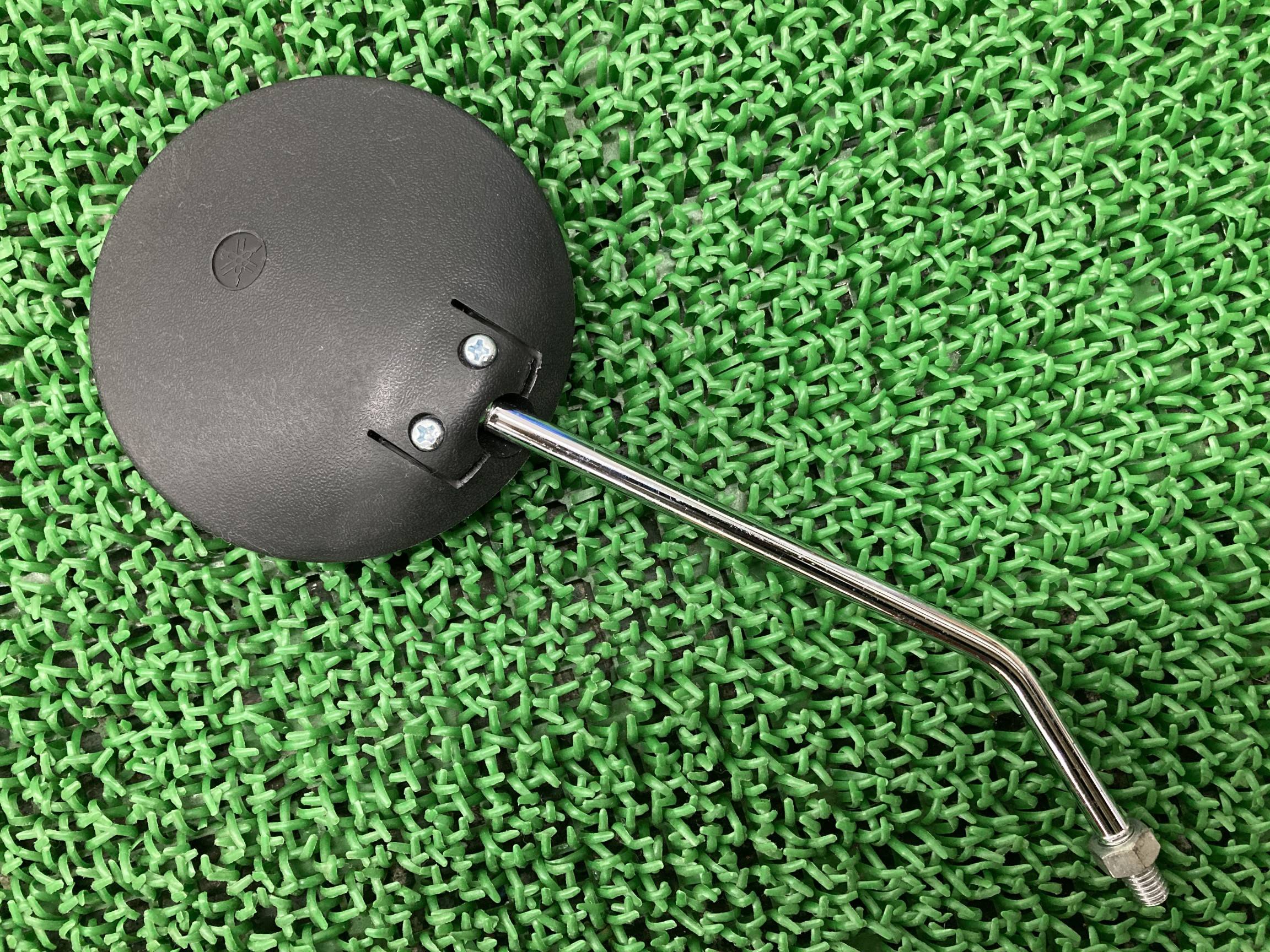ジョグ ミラー 右 ヤマハ 純正 バイク 部品 27V 逆8mm 初期型 当時物 音叉マーク コンディション良好 車検 Genuine 【中古】 gF