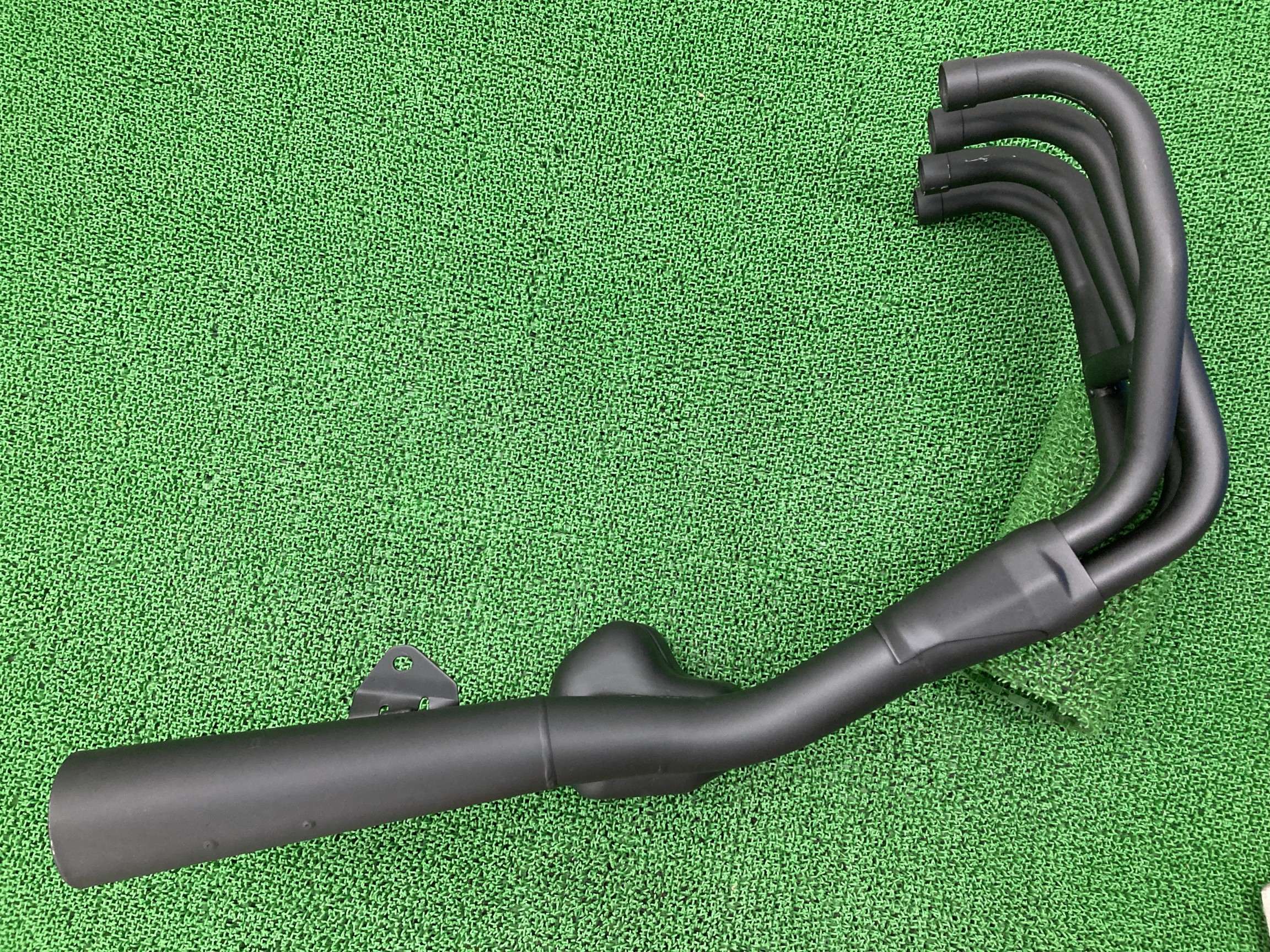 ゼファー400 マフラー K227 カワサキ 純正 バイク 部品 ZR400C ZEPHYR400 ブラック耐熱塗装 修復素材に コケキズ無し 車検 Genuine 【中古】 iH