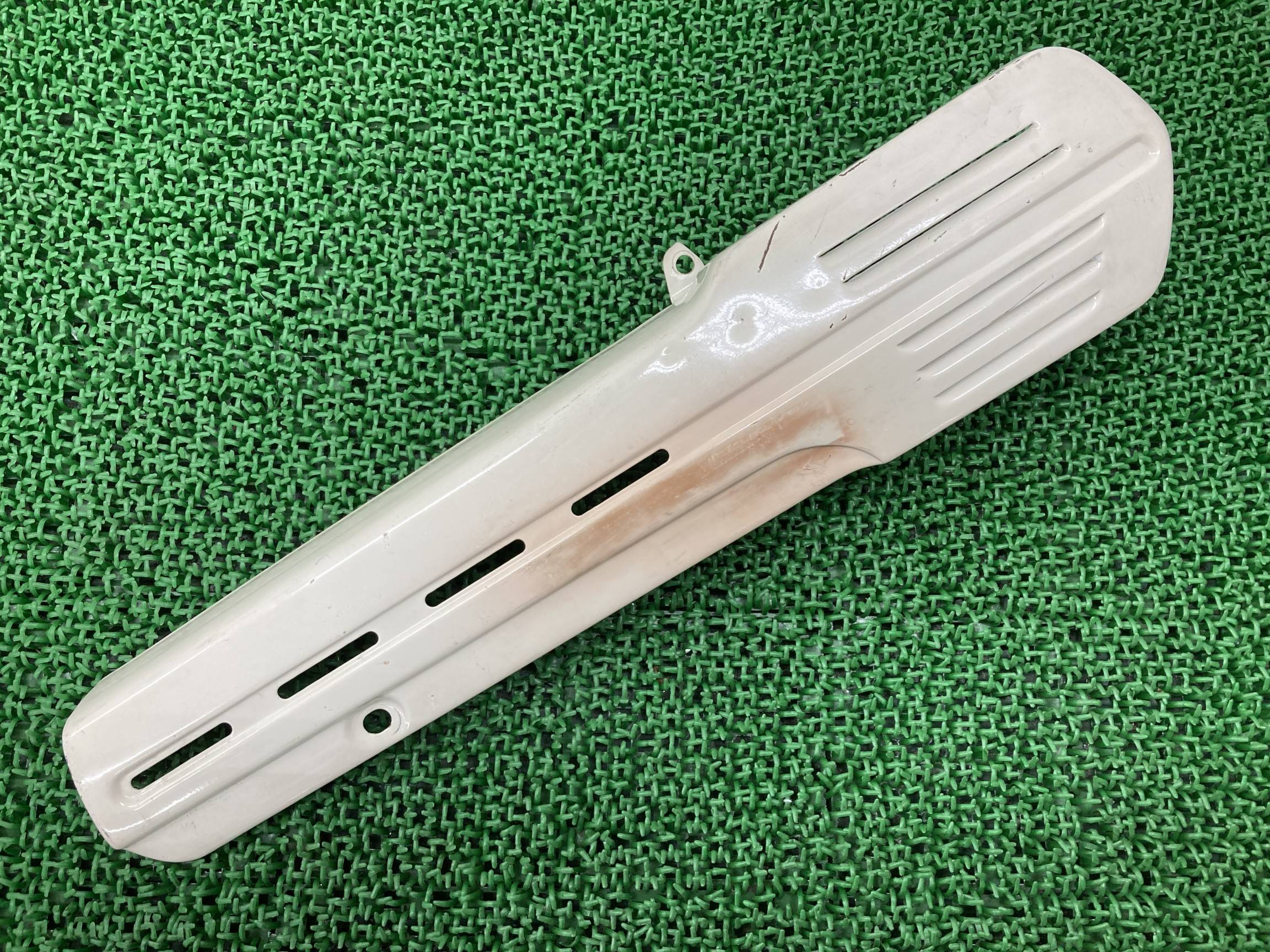 パッソル ヒートガード ヤマハ 純正 バイク 部品 2E9 旧車 当時物 マフラーカバー Passol 修復素材に 車検 Genuine 【中古】 Mu