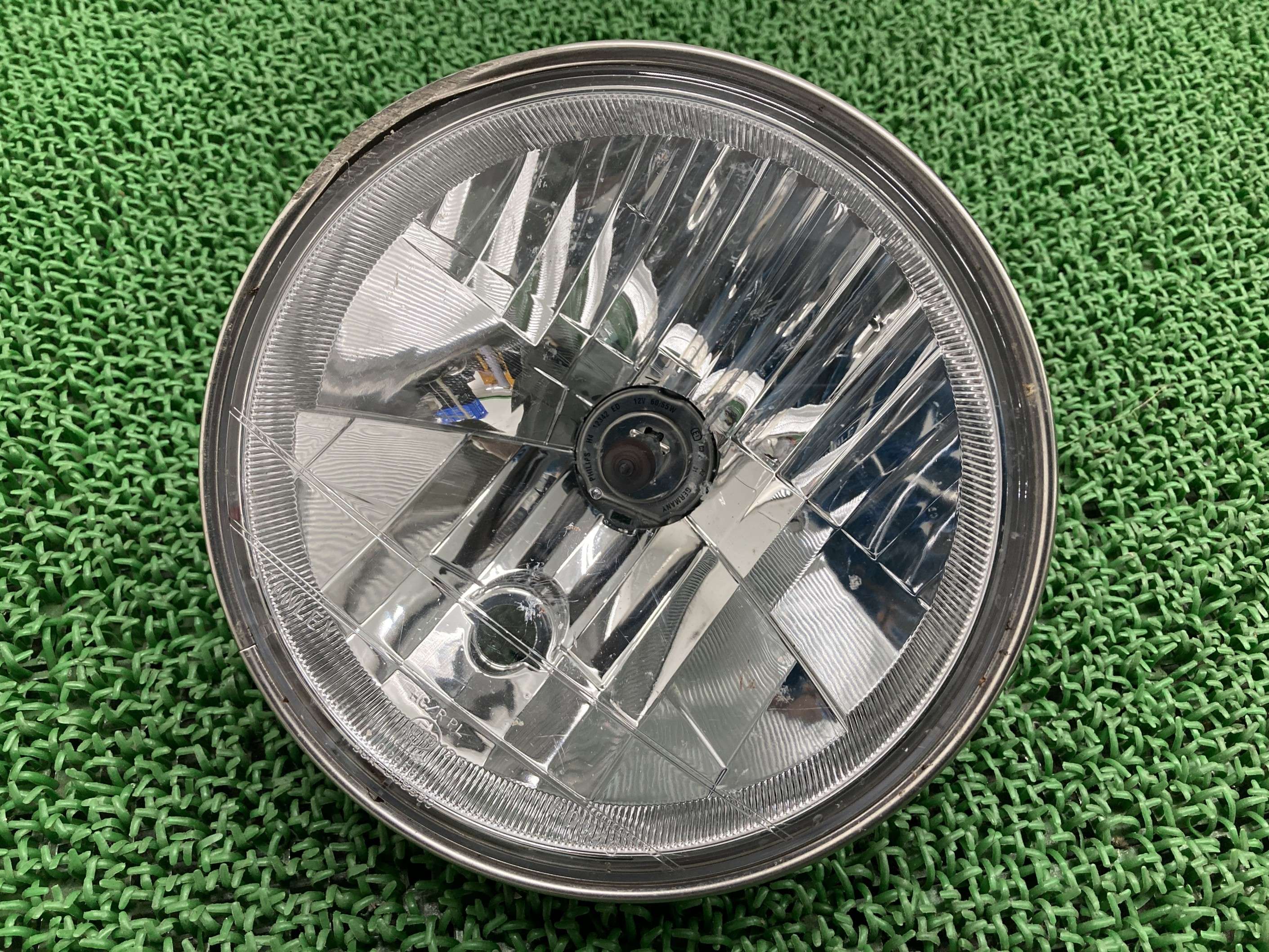 SV650X ヘッドライト P0964 スズキ 純正 バイク 部品 VP55B H4 マルチリフレクター ペイント素材に 割れ欠け無し 車検 Genuine 【中古】 Qq