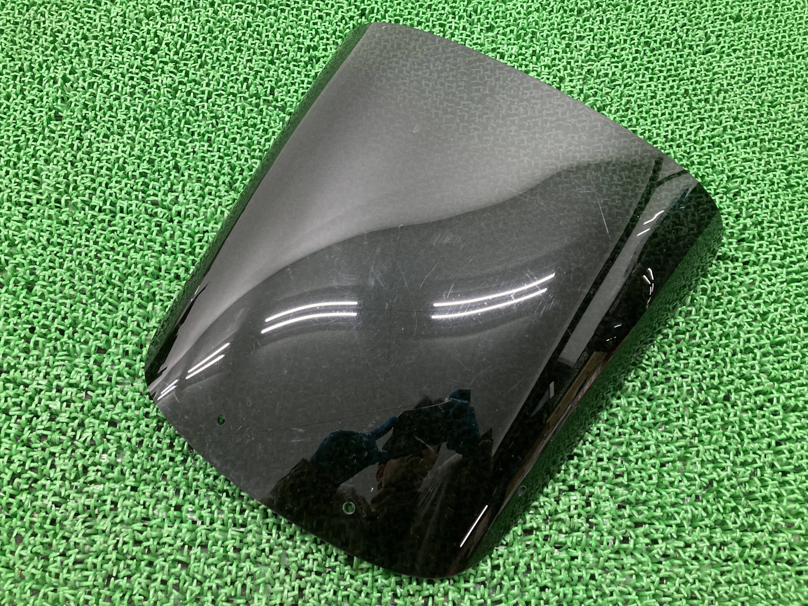 マジカルレーシング製ZRX1100 スクリーン 社外 バイク 部品 ZRT10C スモーク ロングスクリーン ZRX1200ダエグ ZRX400 割れ欠け無し 【中古】 cW