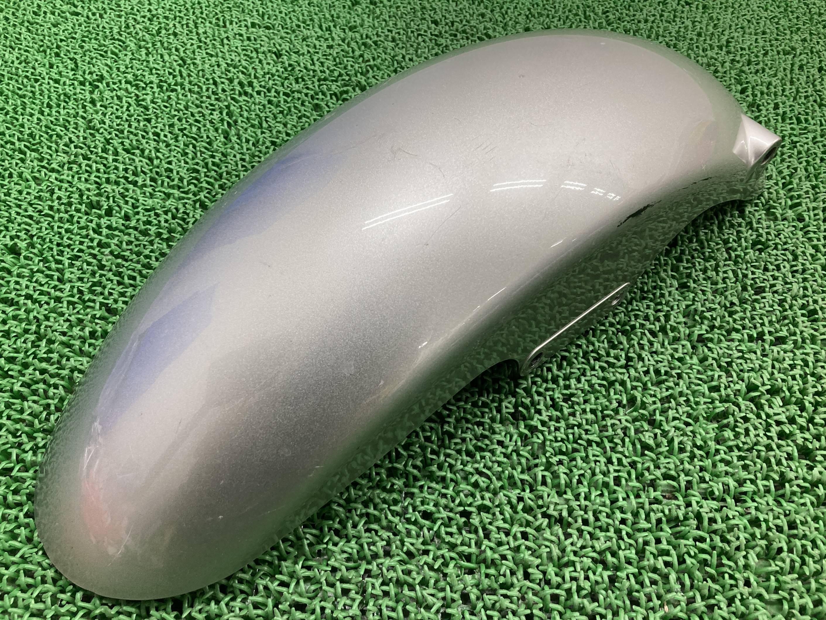 XJR1200 XJR1300 フロントフェンダー 銀 ヤマハ 純正 バイク 部品 4KG RP01J 修復素材やペイント素材に コケキズ無し 品薄 希少品 車検 Genuine 【中古】 Hk|ティーエスパーツ 店