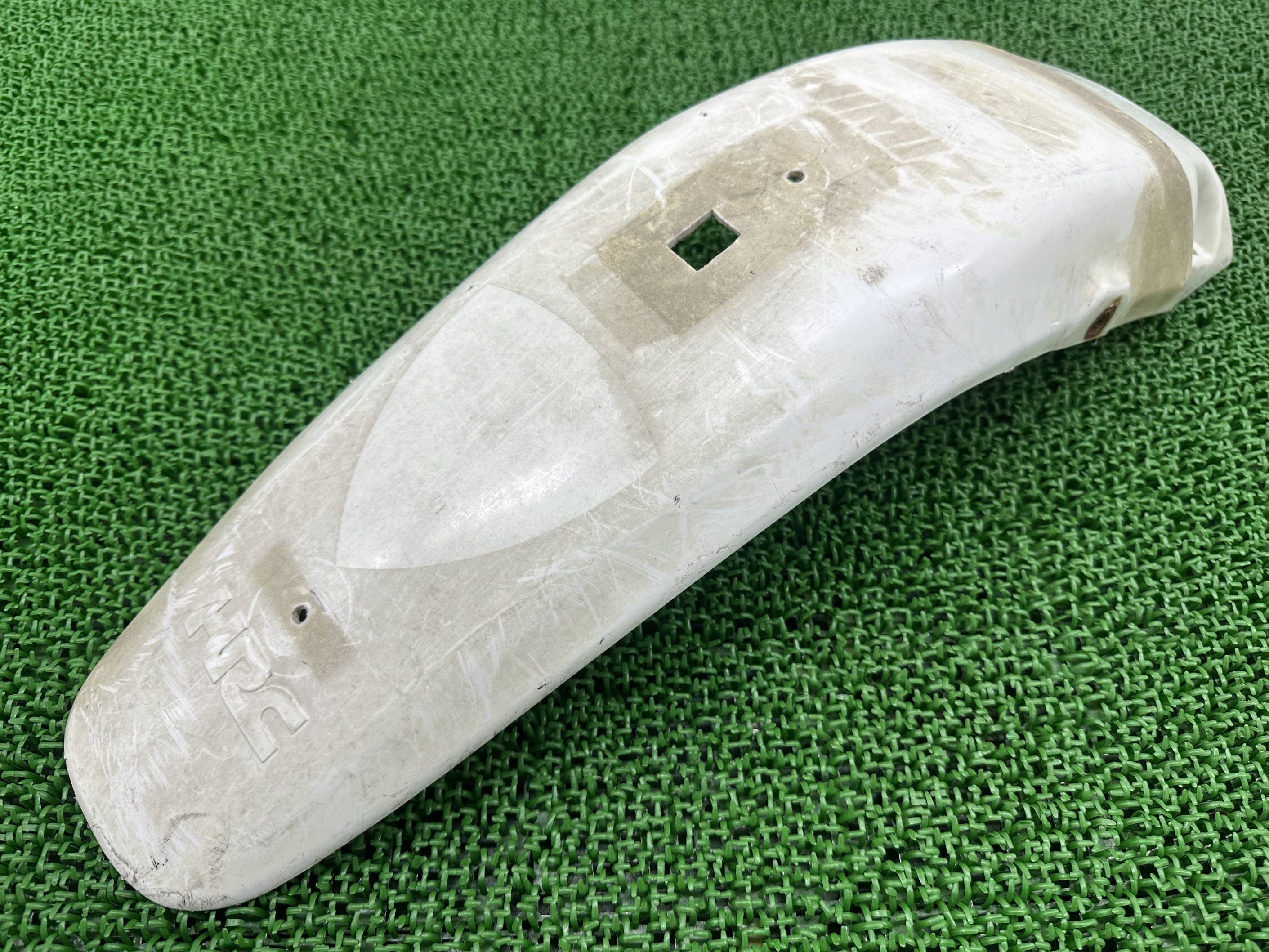 TLM260R リアフェンダー 白 NN1 ホンダ 純正 バイク 部品 HRC コンペ トライアル マッドガード ペイント素材に 車検 Genuine 【中古】 jB