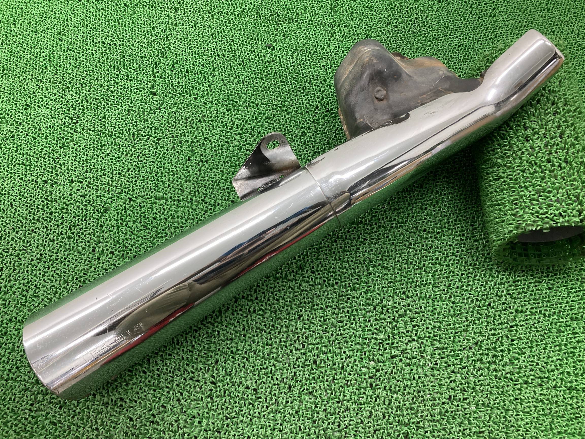 ゼファーカイ サイレンサーマフラー K458 カワサキ 純正 バイク 部品 ZR400G ZEPHYRχ 機能的問題なし 品薄 希少品 車検 Genuine 【中古】 uD|ティーエスパーツ 店