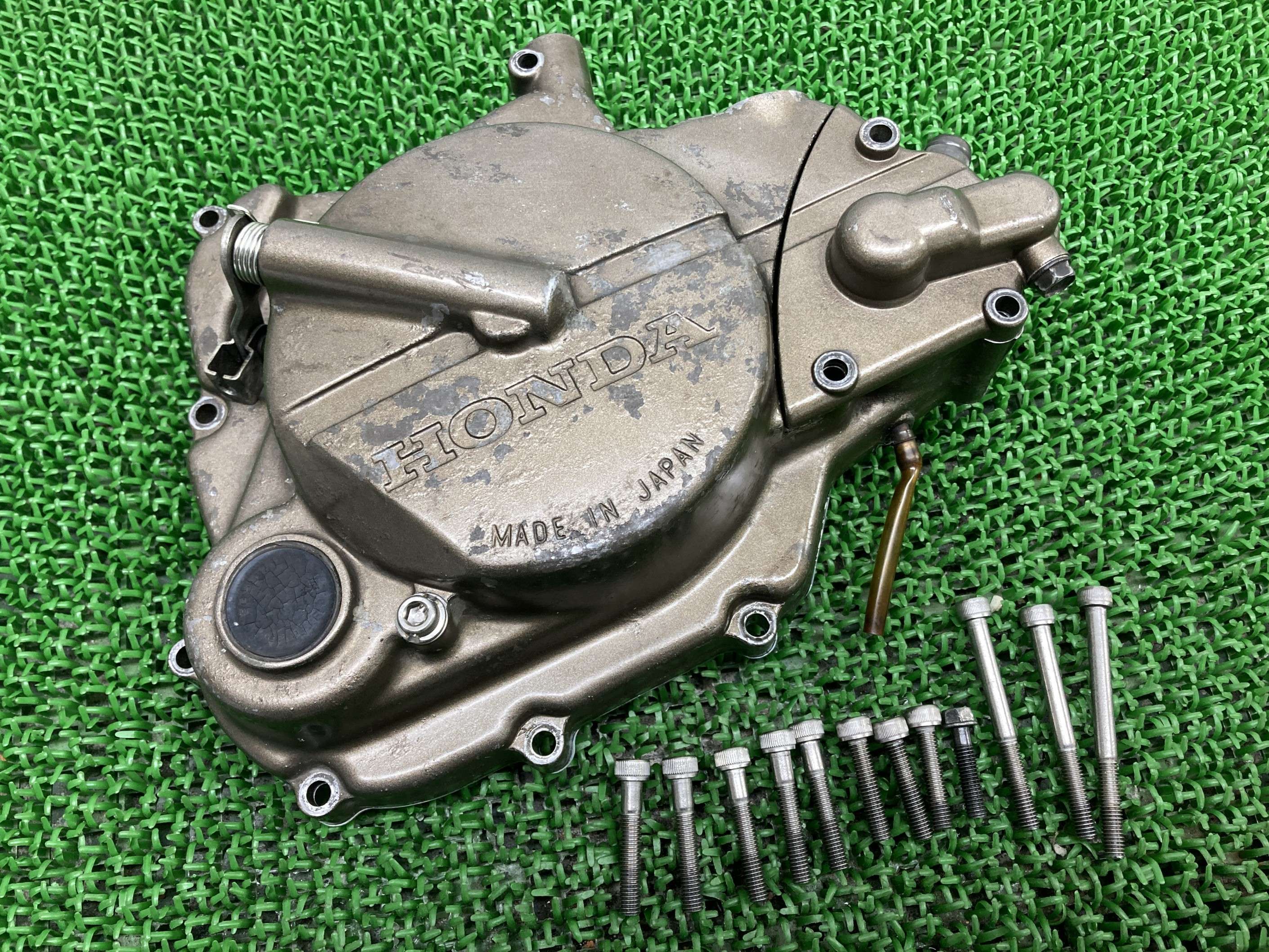 NSR50 エンジンカバー GE2 ホンダ 純正 バイク 部品 AC10 後期 Nチビ NSRmini クラッチカバー 車検 Genuine 【中古】 Dj|ティーエスパーツ 店
