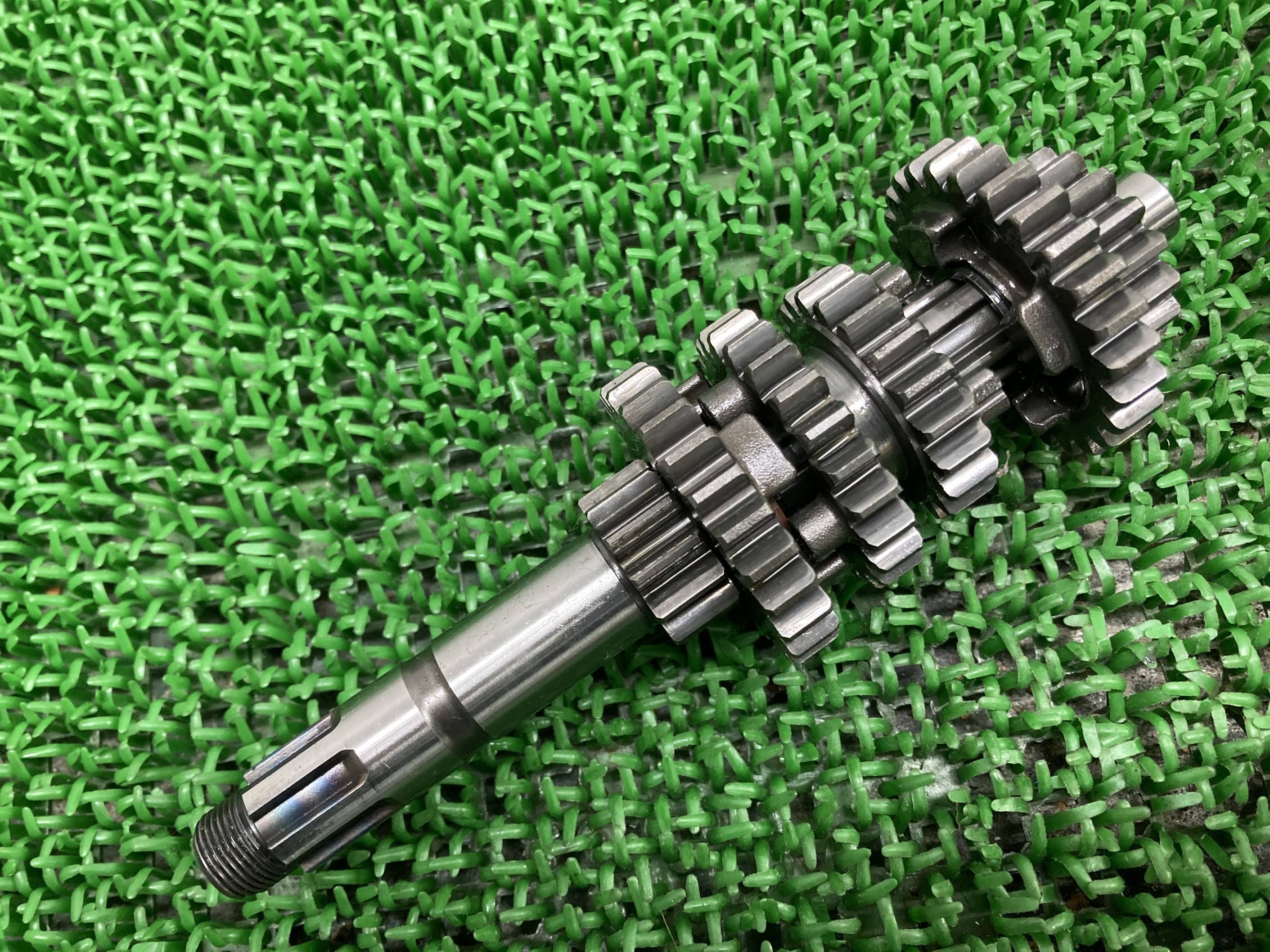 NSR50 トランスミッション ホンダ 純正 バイク 部品 AC10 後期 Nチビ NSRmini メインシャフト 曲がり無し 車検 Genuine 【中古】 nE｜ティーエスパーツ　店
