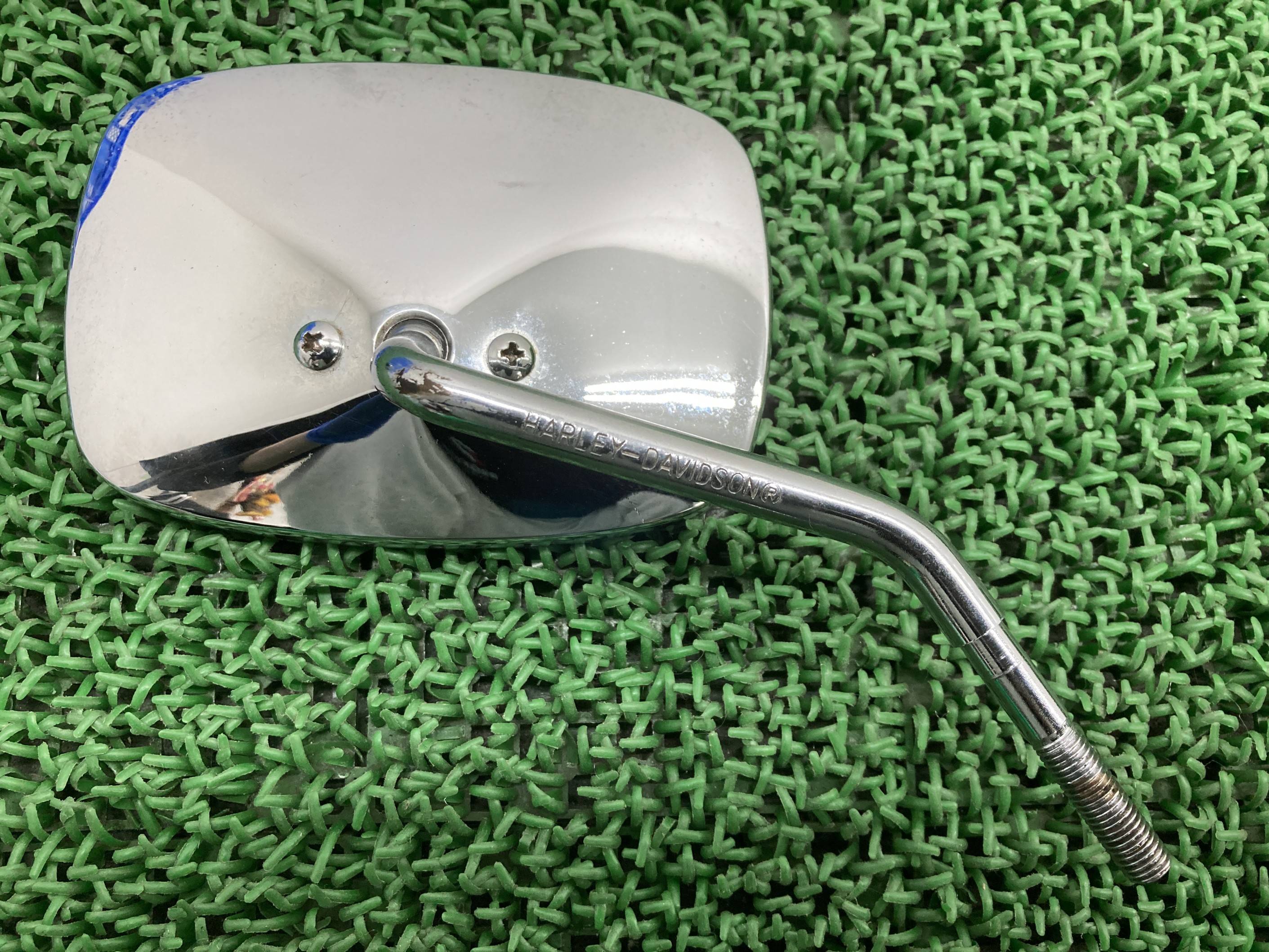 ミラー 右 ハーレー 純正 バイク 部品 エボ ショベル スポーツスター ソフテイル ダイナ ツーリング 車検 Genuine 【中古】 Tf