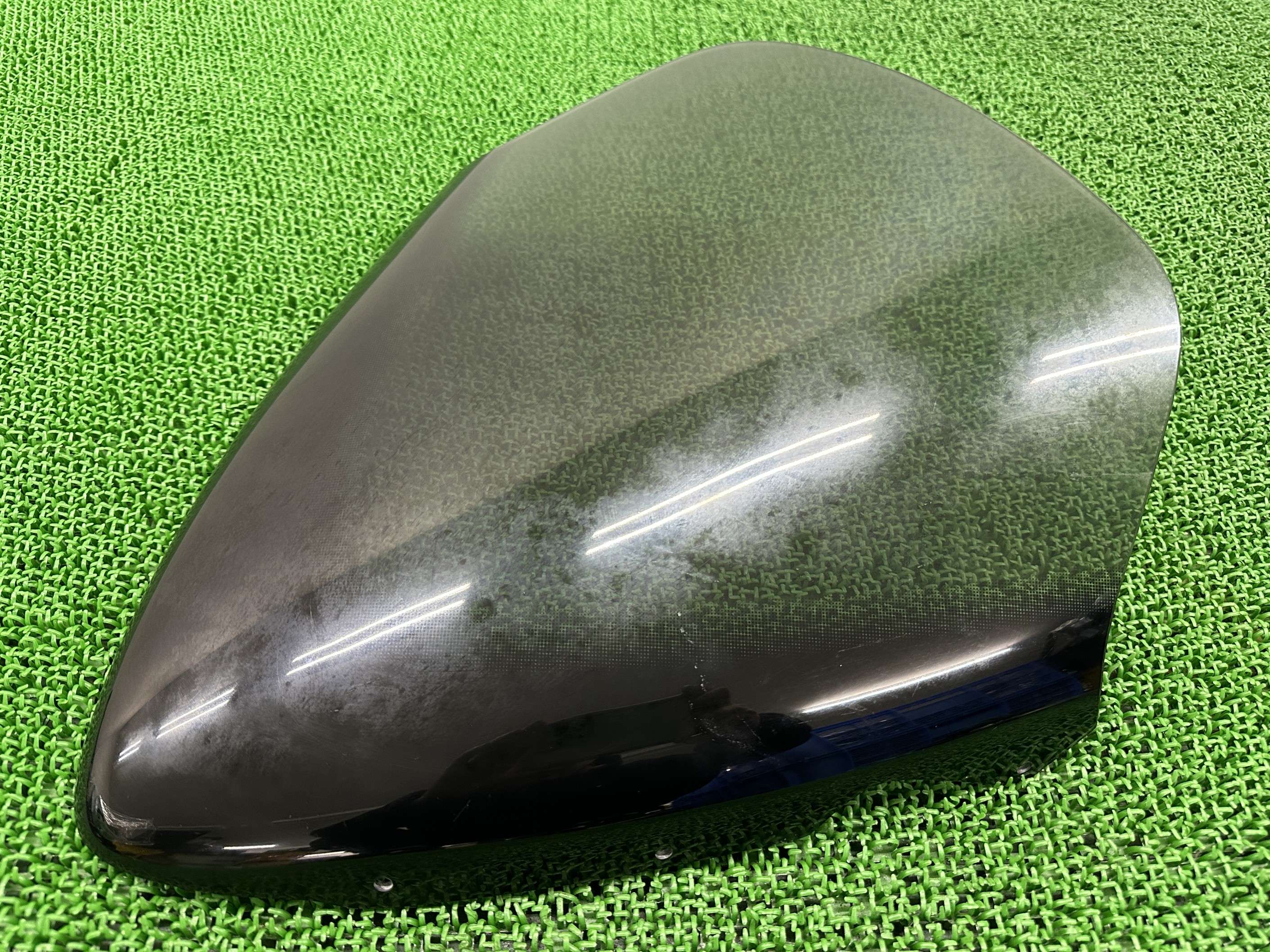 T-MAX スクリーン ヤマハ 純正 バイク 部品 SJ02J SJ04J ノーマルショートスモーク ウインドシールド バイザー 割れ欠け無し 車検 Genuine 【中古】 iY