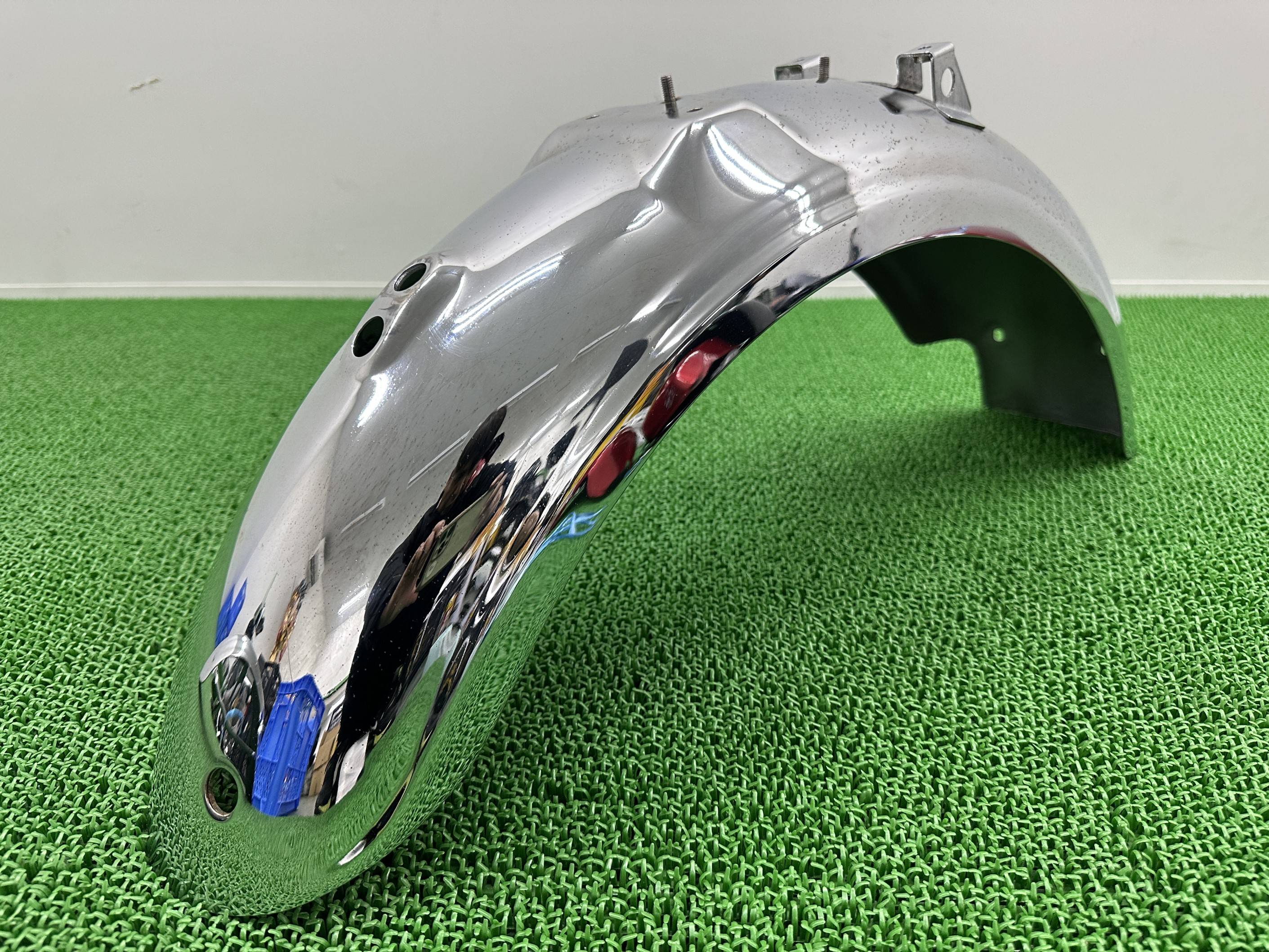 W400 リアフェンダー カワサキ 純正 バイク 部品 EJ400A W650 W800 コケキズ無し 凹み無し 品薄 車検 Genuine 【中古】 kX|ティーエスパーツ 店