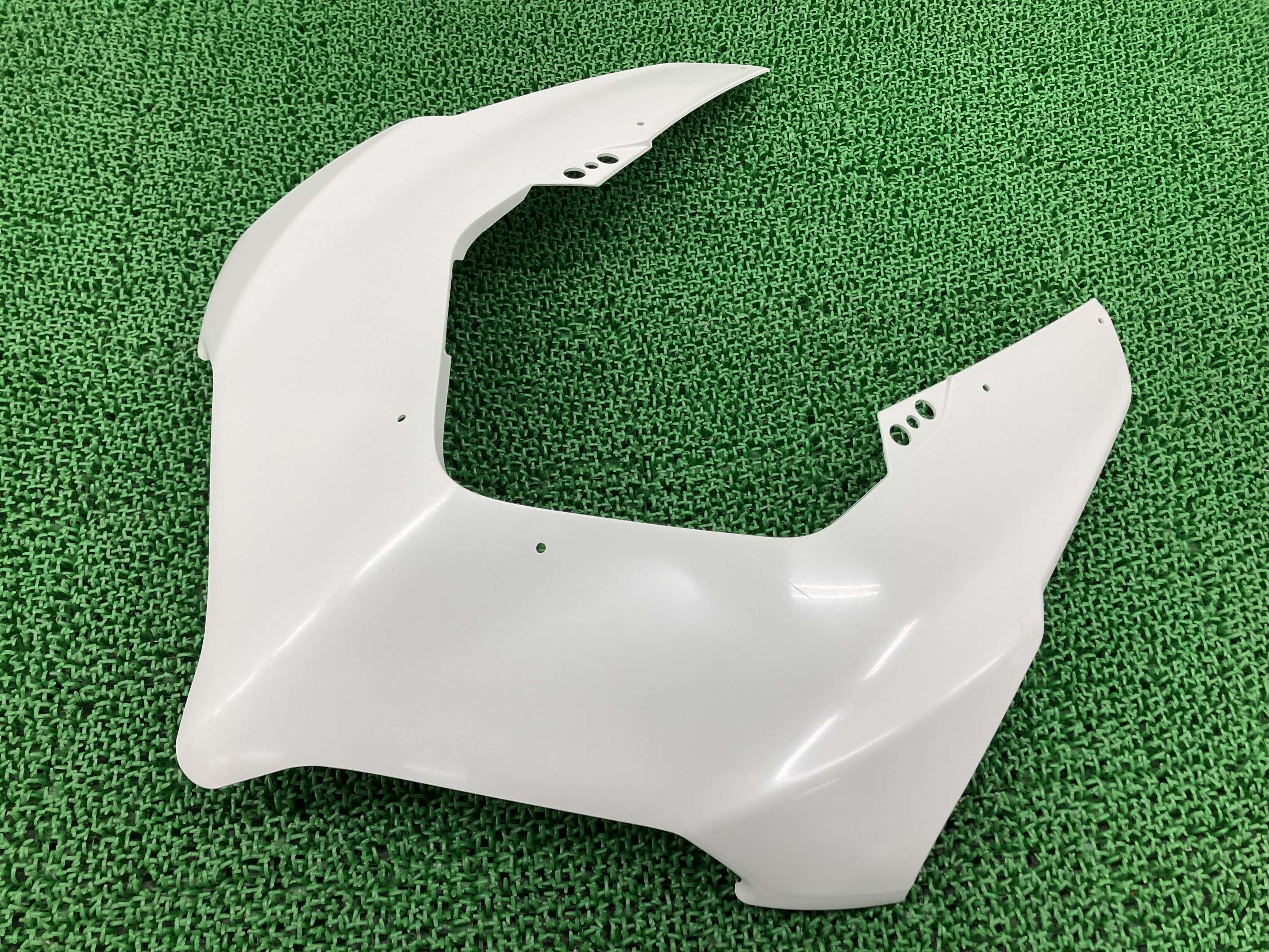パニガーレV4 アッパーカウル 白 481.1.415.1A ドゥカティ 純正 中古 バイク 部品 Ducati PanigaleV4 アッパーフェアリング 未塗装 車検 Genuine eR