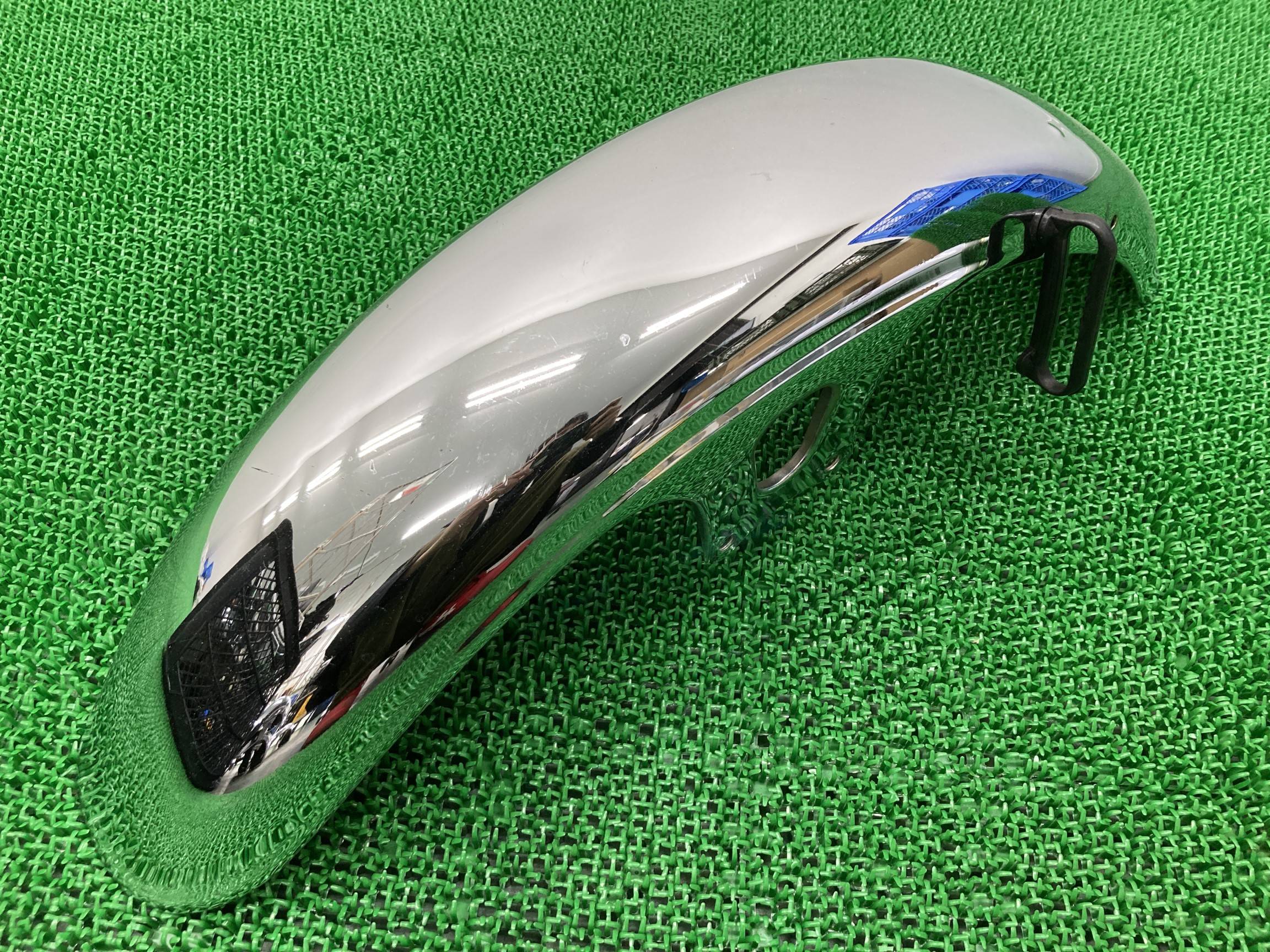 SR400 フロントフェンダー ヤマハ 純正 バイク 部品 1JR RH01J 修復素材やペイント素材に コケキズ無し 品薄 希少品 車検 Genuine 【中古】 Qt｜ティーエスパーツ　店