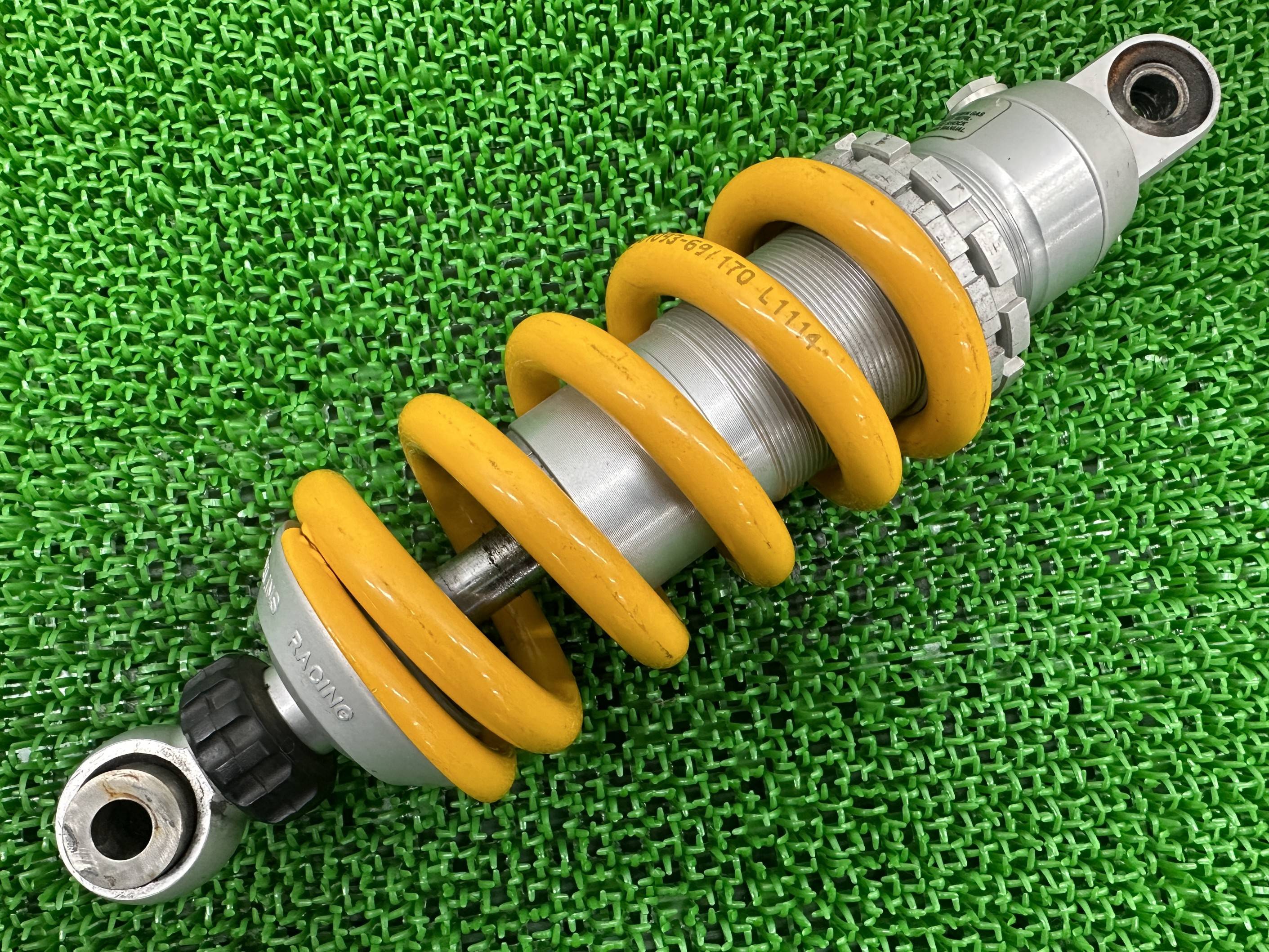 オーリンズ製NINJA650 ER-6n リアサスペンション 629 社外 バイク 部品 EX650E ER650E OHLINS リアショック 12年～16年 【中古】 yV