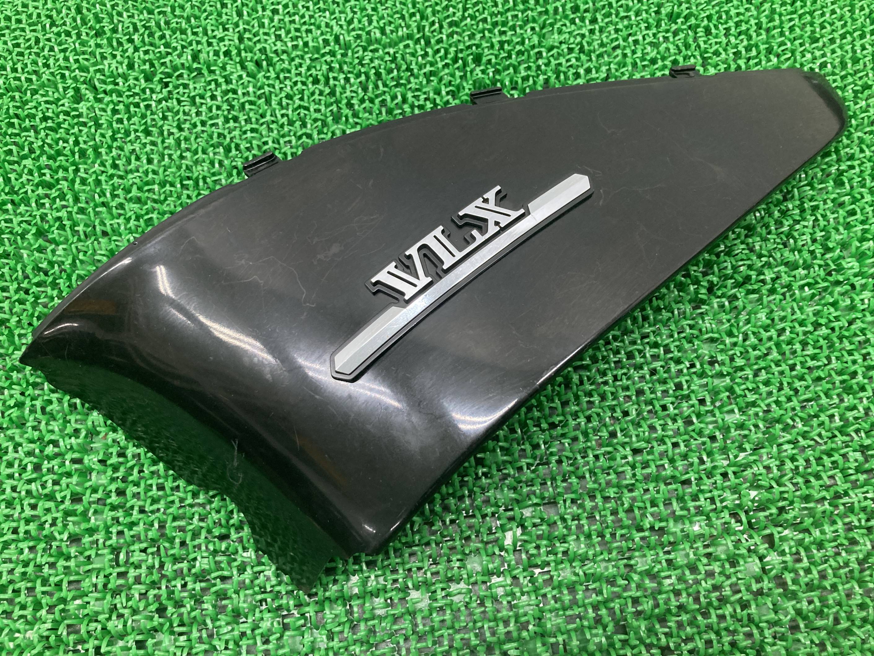 スティード400VLX サイドカバー 左 MR1 ホンダ 純正 バイク 部品 NC26 エンブレム サイドカウル パネル STEED400 車検 Genuine 【中古】 pB