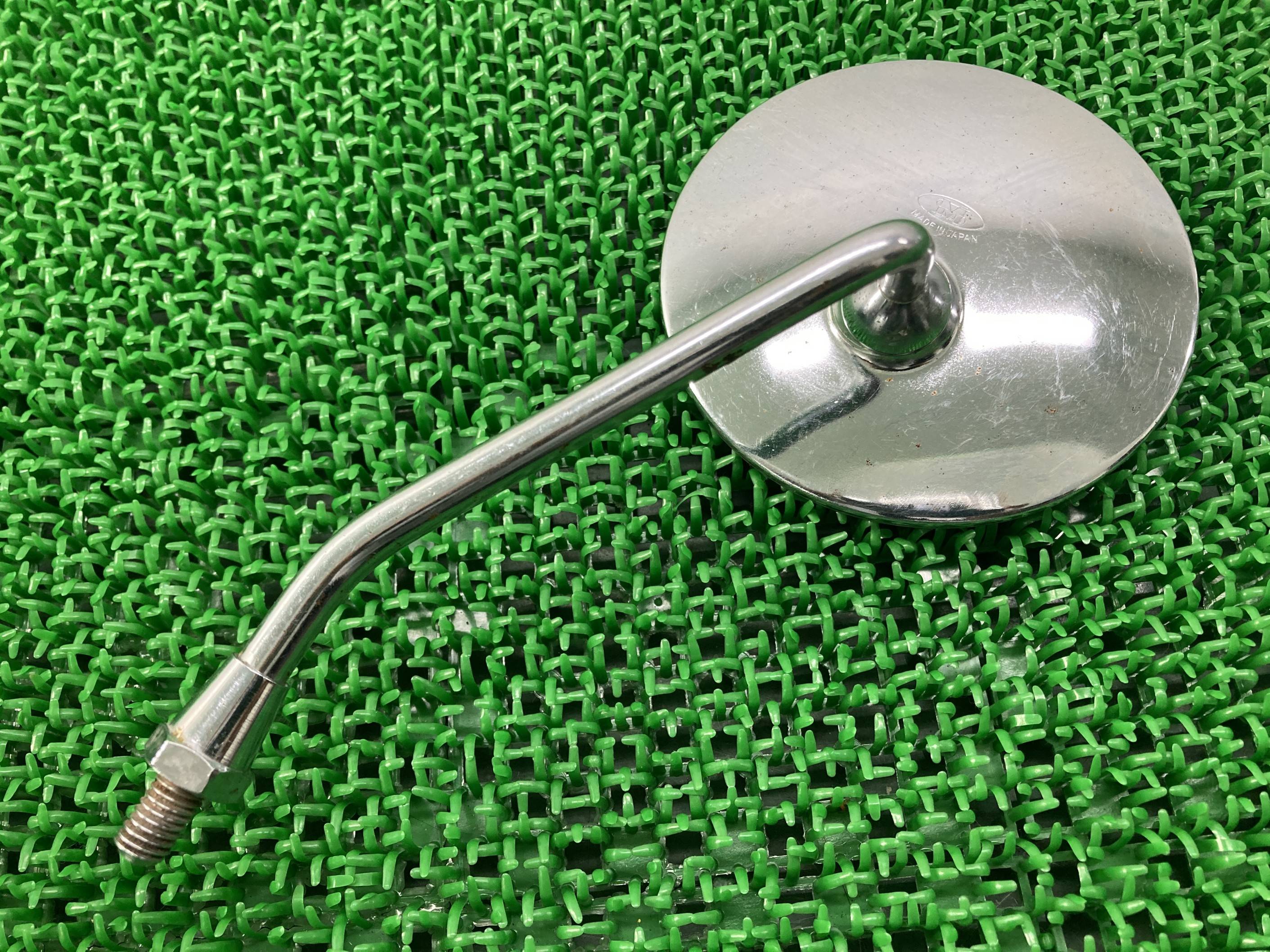 ジャズ ミラー 左 ホンダ 純正 バイク 部品 AC09 正8mm JAZZ 割れ欠け無し 品薄 希少品 車検 Genuine 【中古】 Qi