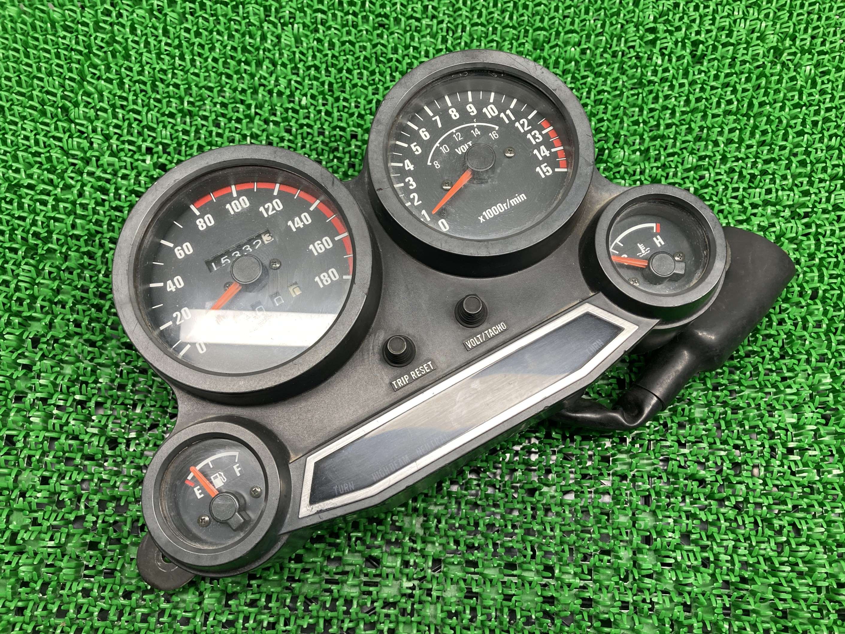 GPZ400R メーター 1297 カワサキ 純正 バイク 部品 ZX400D スピードメーター タコメーター 割れ欠け無し 品薄 車検 Genuine 【中古】 Dy