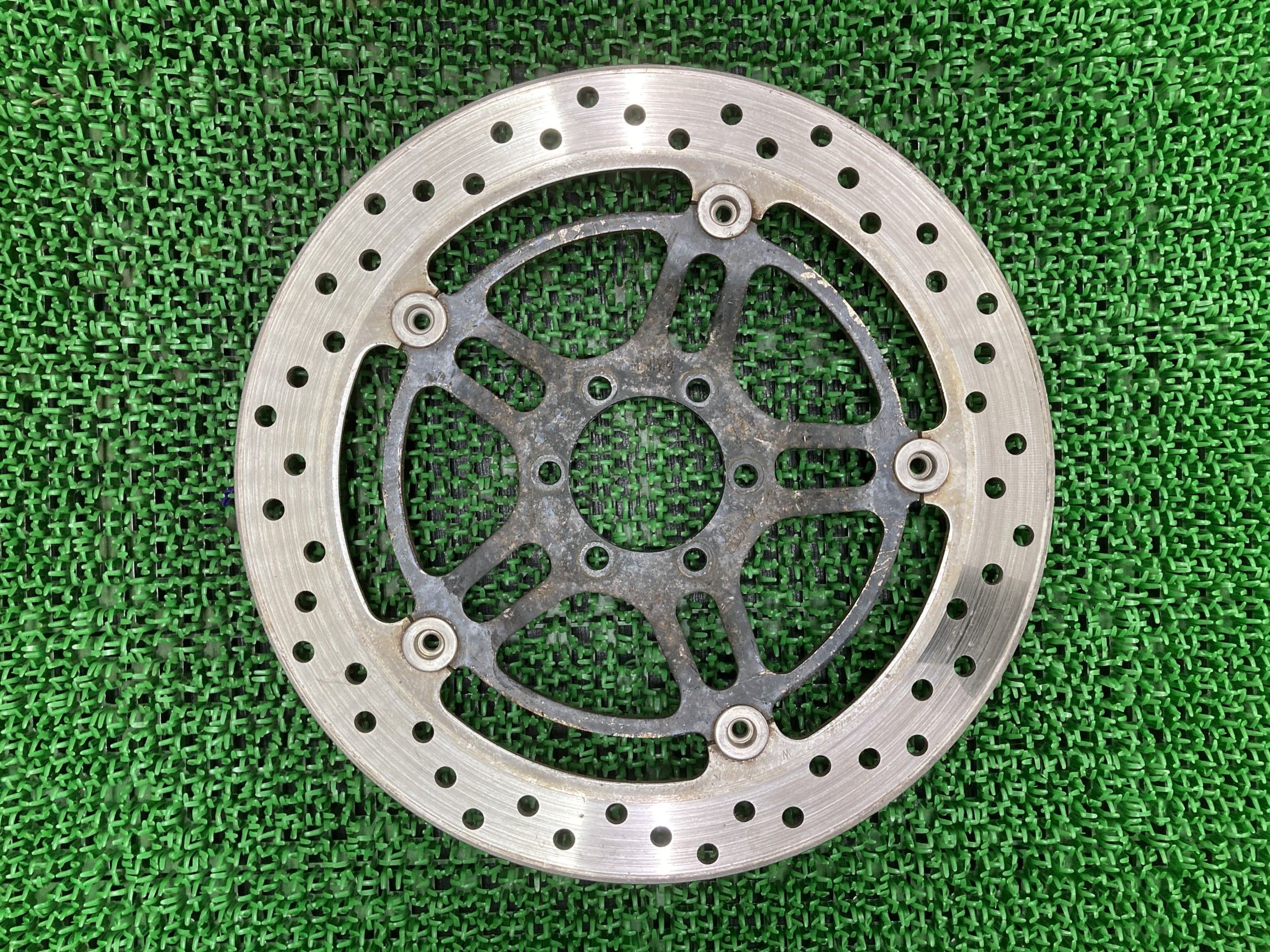 VTR250 フロントブレーキディスク ホンダ 純正 バイク 部品 296mm MC33 VTR250F VTR-F ホーネット250 MC31 車検 Genuine 【中古】 Vi