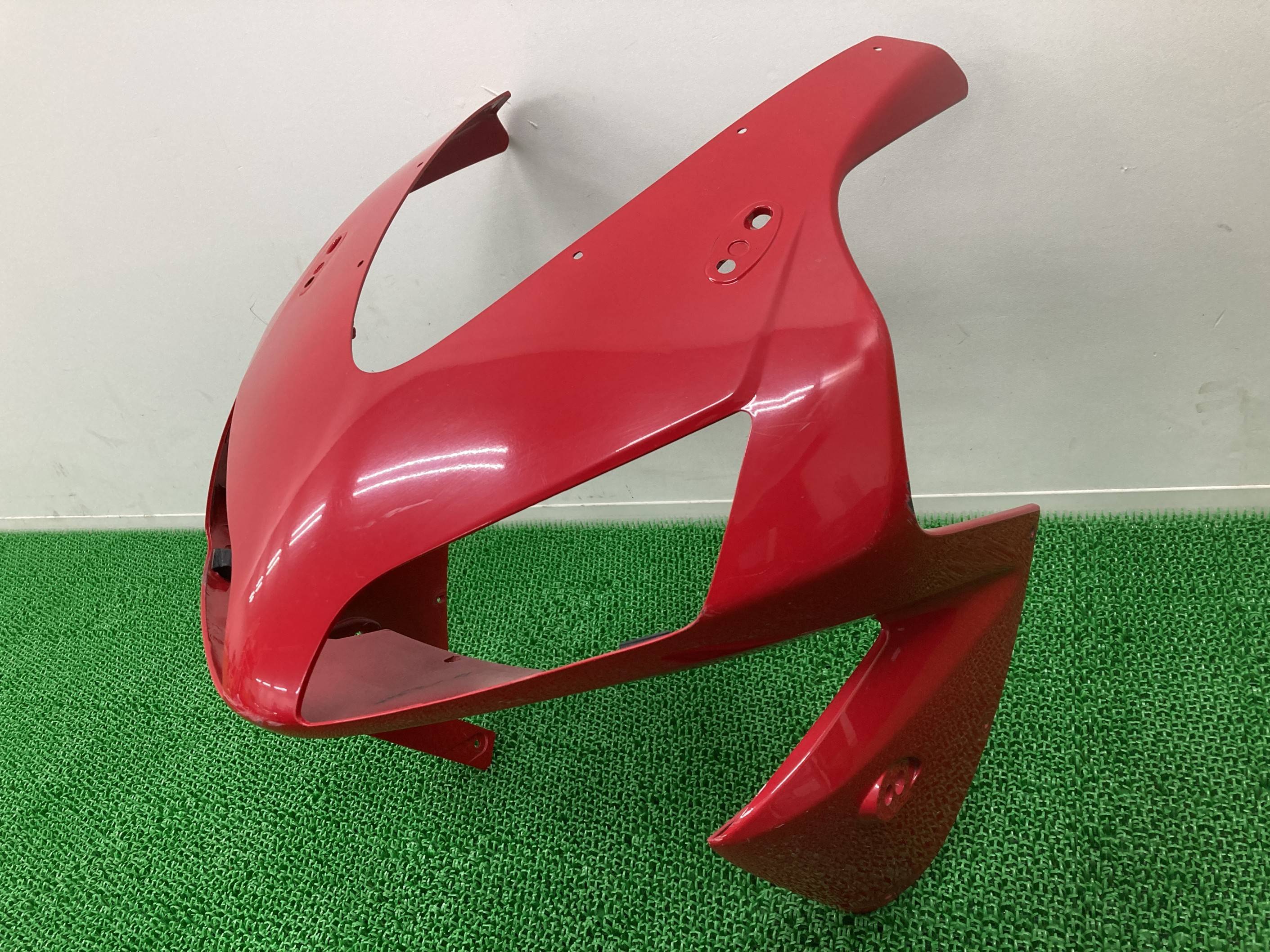 CBR600RR アッパーカウル 赤 MEE ホンダ 純正 バイク 部品 PC37 ライトカウル フロントカウル ペイント素材に 割れ欠け無し 車検 Genuine 【中古】 Xa
