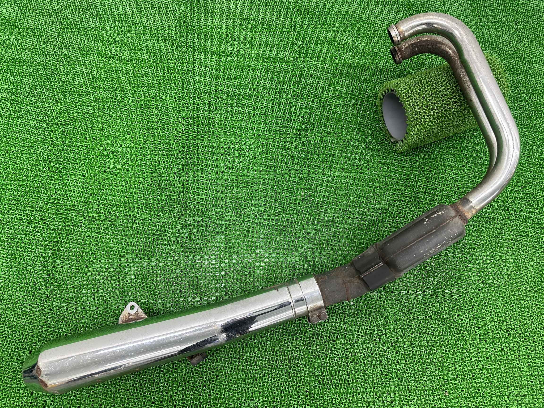 GB400TT マフラー MK6 ホンダ 純正 バイク 部品 NC20 GB500TT 当時物 機能的問題なし 品薄 車検 Genuine 【中古】 Mq