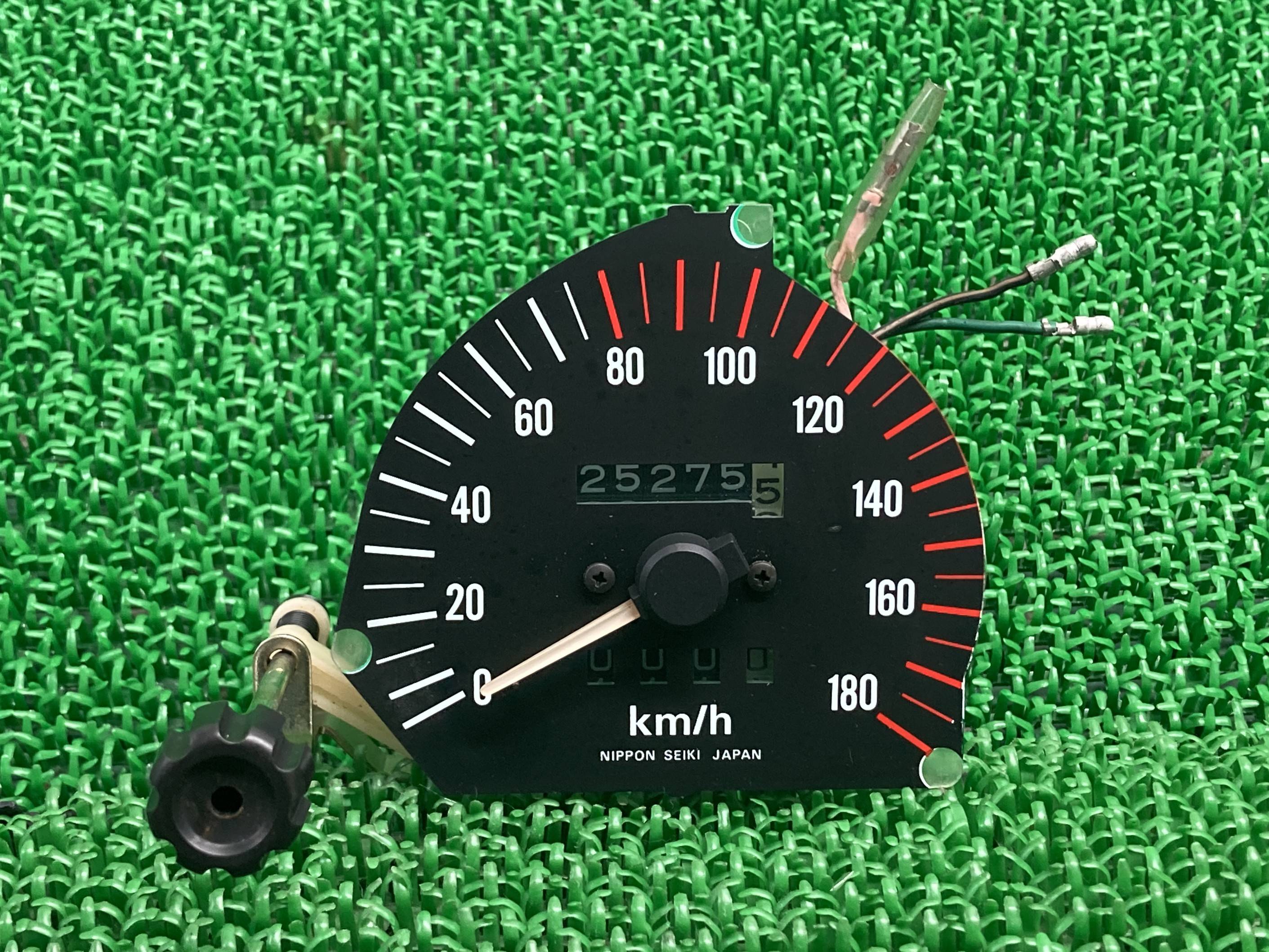 CX400ユーロ スピードメーター ホンダ 純正 バイク 部品 NC08 CX400EURO 当時物 割れ欠け無し 品薄 希少品 車検 Genuine 【中古】 mW