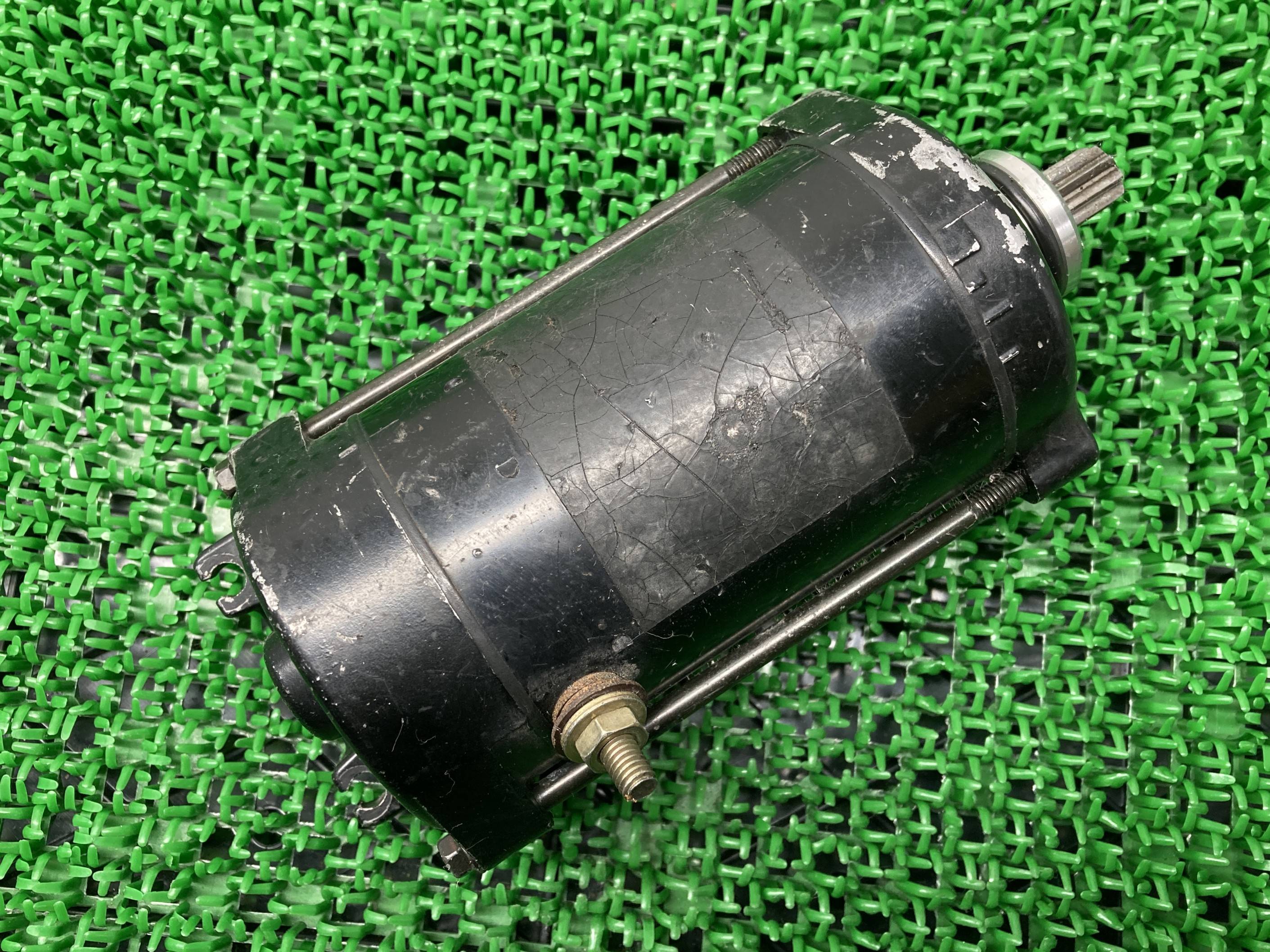 バルカン400 セルモーター SM-13 カワサキ 純正 バイク 部品 ジャンク 部品取りに VN400A スターターモーター 修復素材に 車検 Genuine 【中古】 wM｜ティーエスパーツ　店