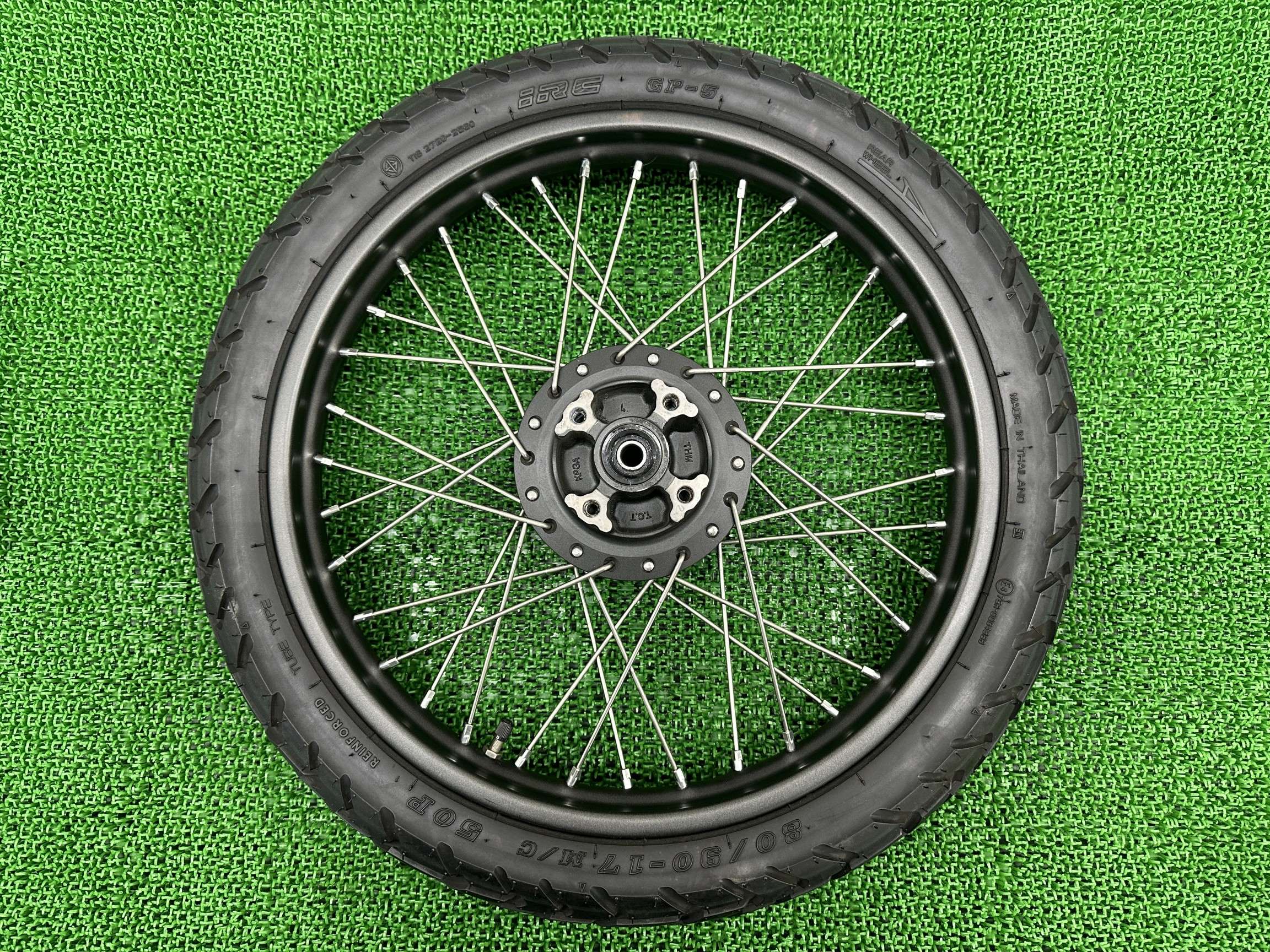CT125ハンターカブ リアホイール KPGA ホンダ 純正 バイク 部品 JA55 17X1.60 タイヤ付き 車検 Genuine 【中古】 gG 17,136円