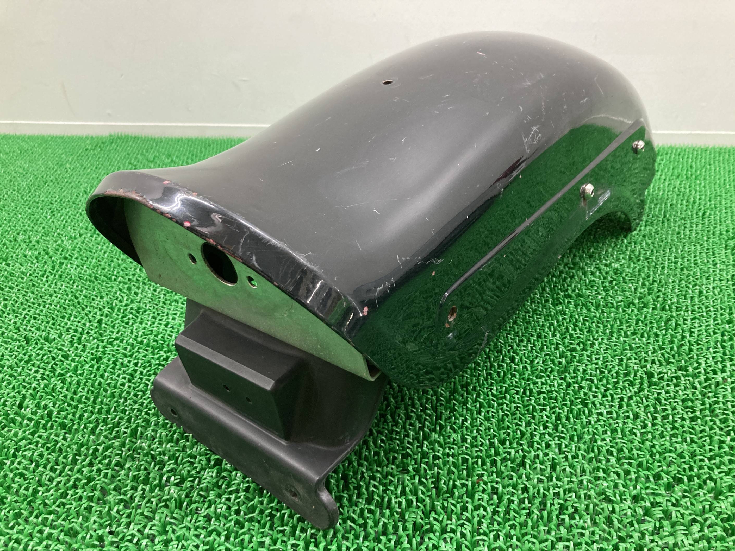 バルカン400 リアフェンダー 黒M カワサキ 純正 バイク 部品 VN400A VULCAN400 社外テールランプステー ペイント素材に 曲がり無し 品薄 車検 Genuine 【中古】 Jq｜ティーエスパーツ　店