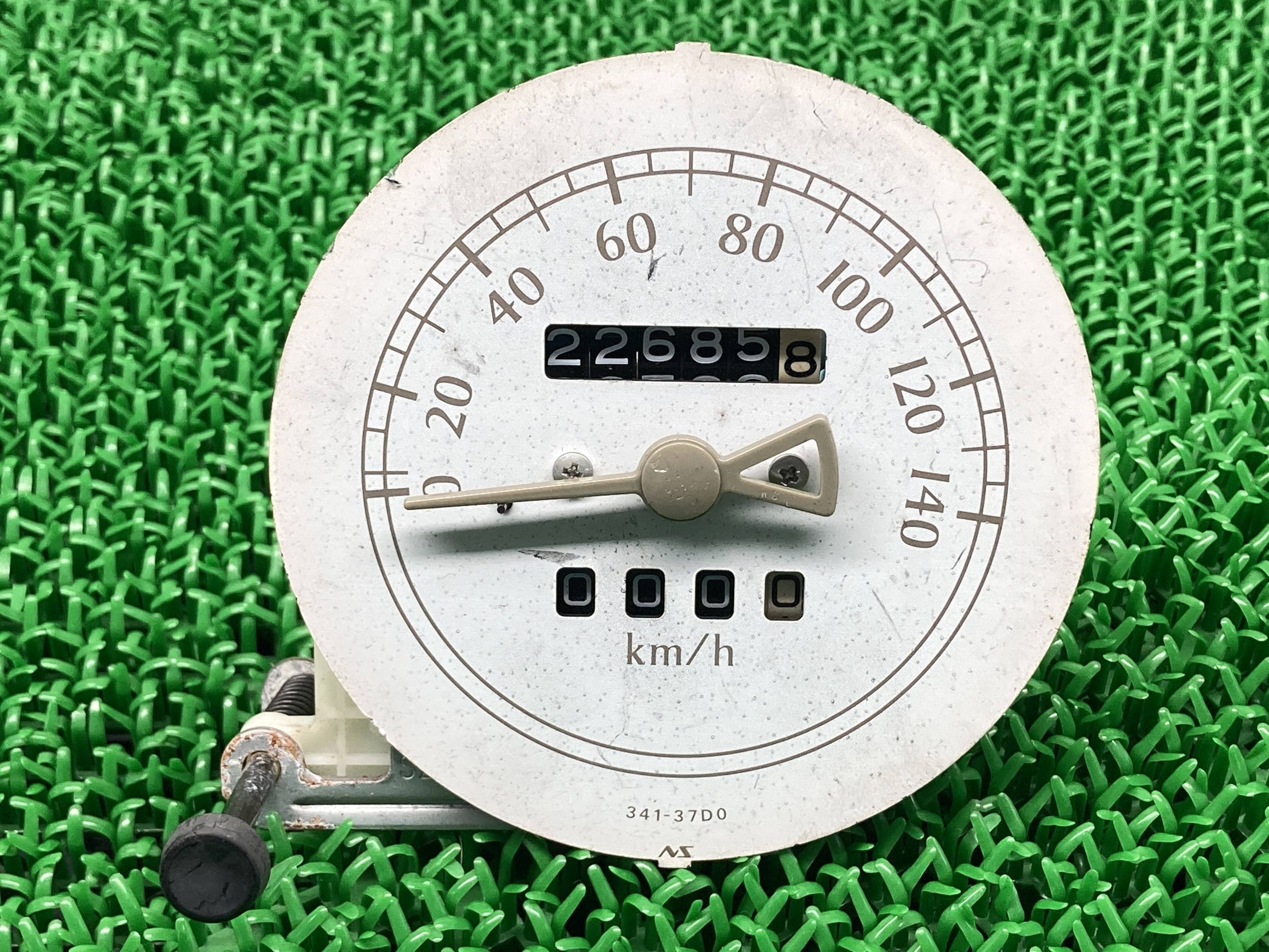 SW-1 スピードメーター 341-37D0 スズキ 純正 バイク 部品 NJ45A 当時物 SW1 レトロフューチャー 品薄 車検 Genuine 【中古】 mU