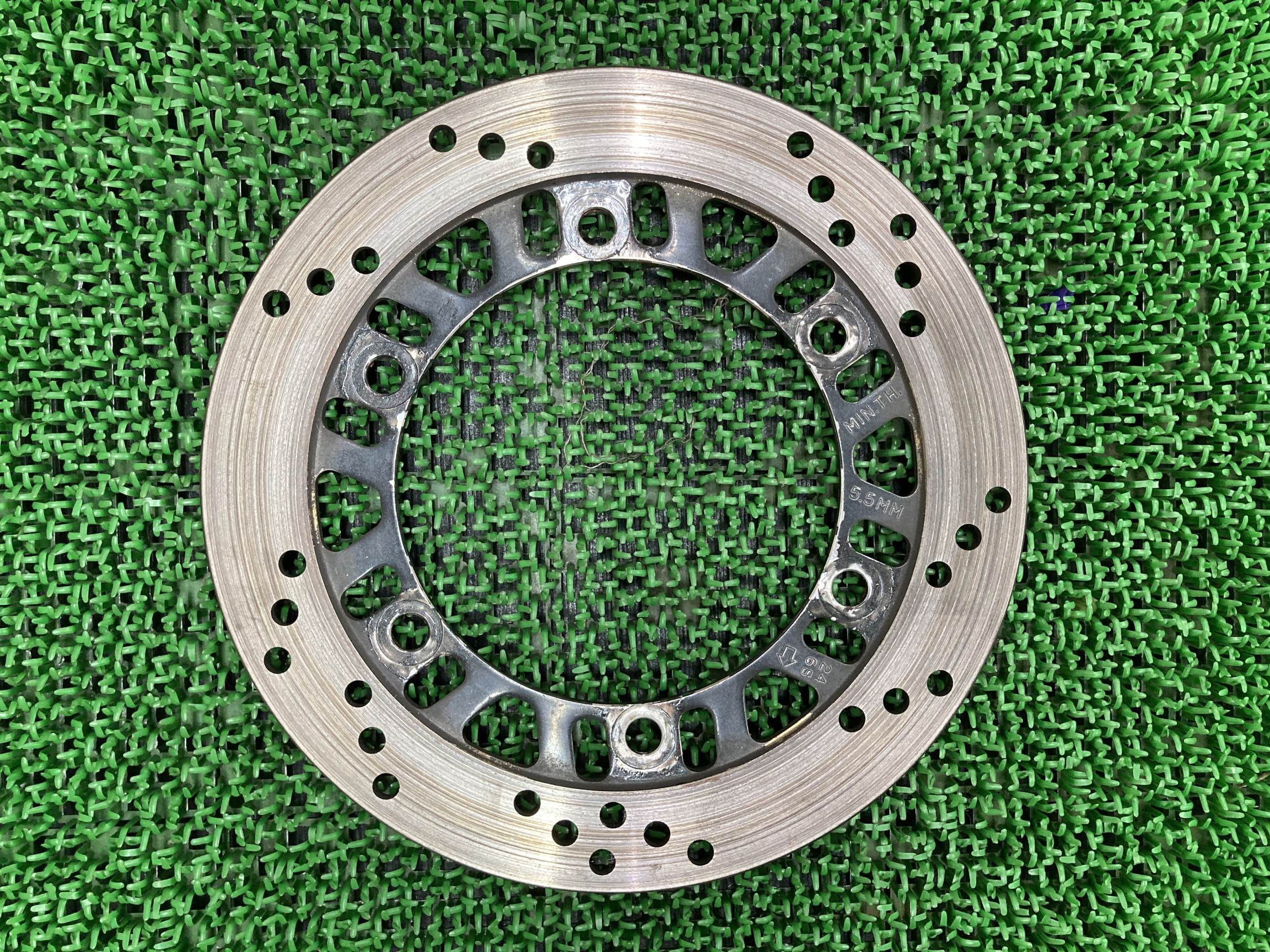 ゼファー1100 リアブレーキディスク ZR400G カワサキ 純正 バイク 部品 ZRT10A ディスクローター 曲がりなし 車検 Genuine 【中古】 Dy