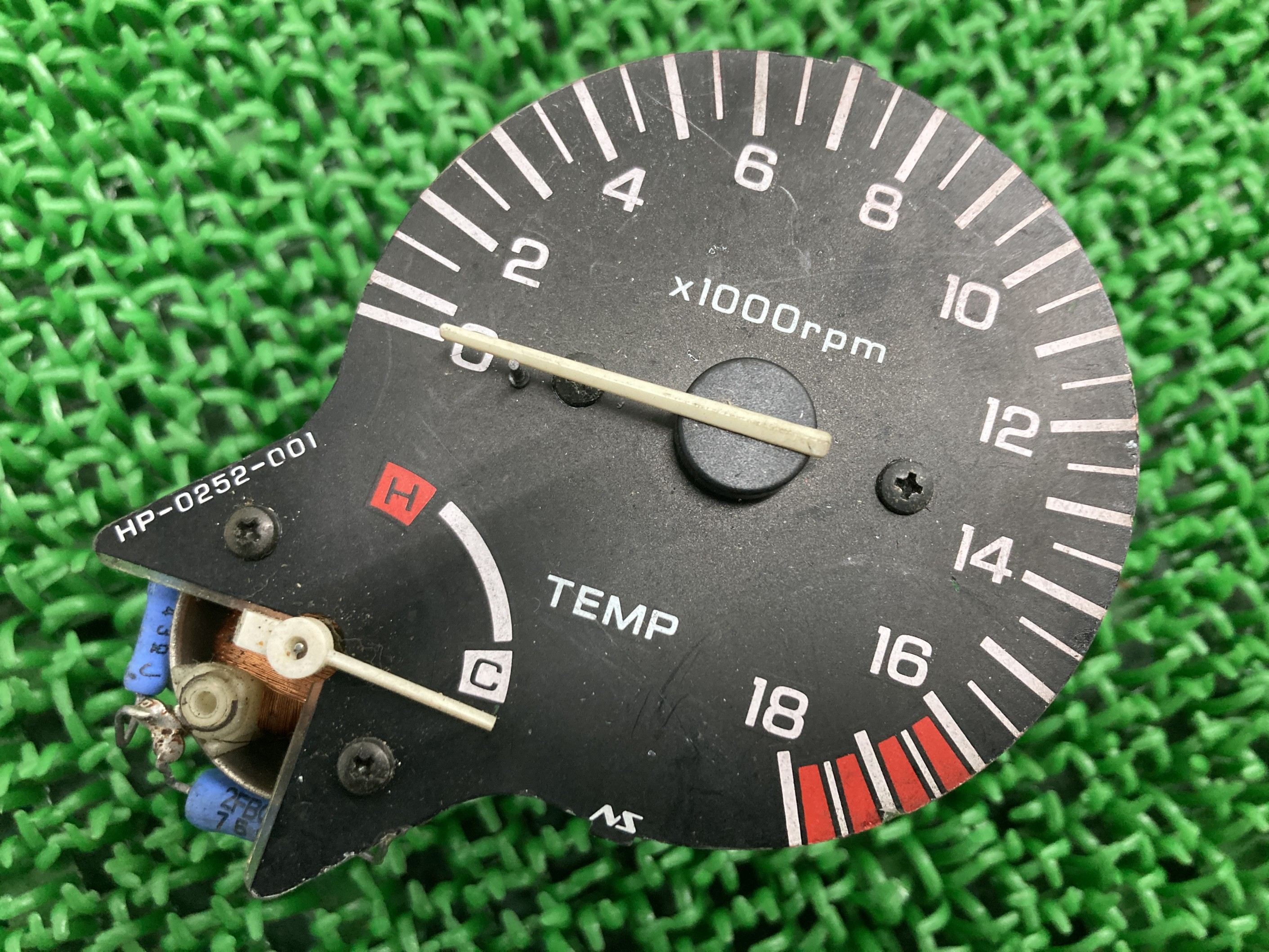 ジェイド タコメーター 0252-001 ホンダ 純正 バイク 部品 MC23 JADE 水温計 テンプメーター 機能的問題無し 車検 Genuine 【中古】 Zm|ティーエスパーツ 店