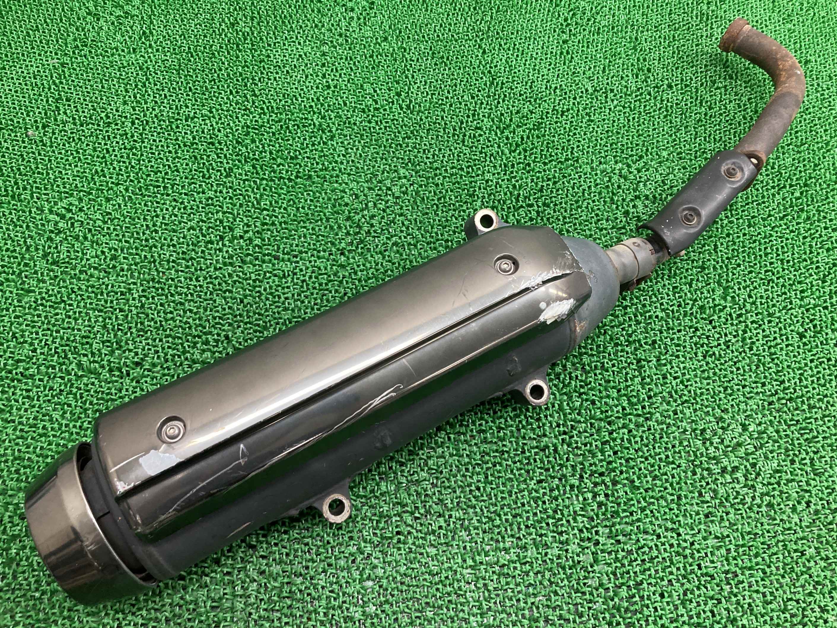 マジェスティ マフラー 5GM ヤマハ 純正 バイク 部品 SG03J Majesty YP250 フルエキ ヒートガード ノーマル戻しに 機能的問題無し 車検 Genuine 【中古】 Nl|ティーエスパーツ 店