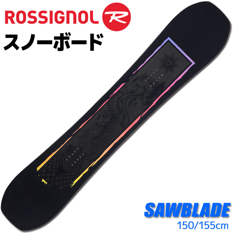 ロシニョール スノーボード メンズ 23-24 SAWBLADE REMT801 150/155cm 板単品 フリースタイル 初心者 中級者におすすめ 【RCP】【メール便不可・宅配便配送】