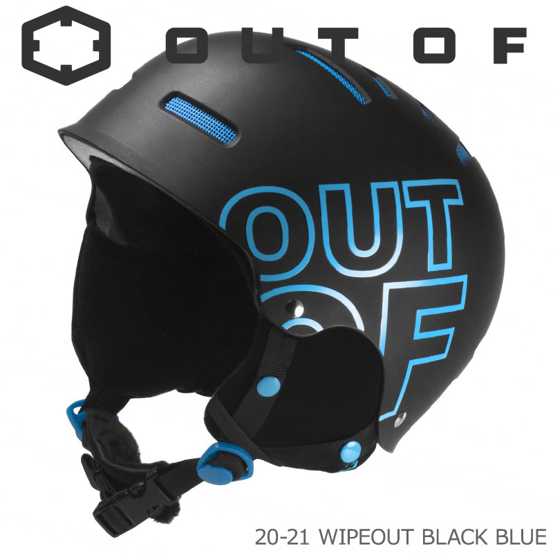 市場 OUT OF WIPEOUT W1H2BKB スノーヘルメット メンズ アウトオブ 20-21 大人用 BLUE BLACK