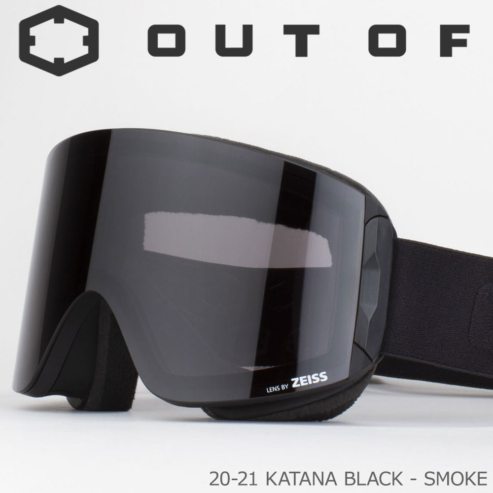 スノーゴーグル Out Of 21 W1g5003 Katana Black Smoke 大人用 メンズ レディース アウトオブ スキー スノーボード ゴーグル 季節のおすすめ商品