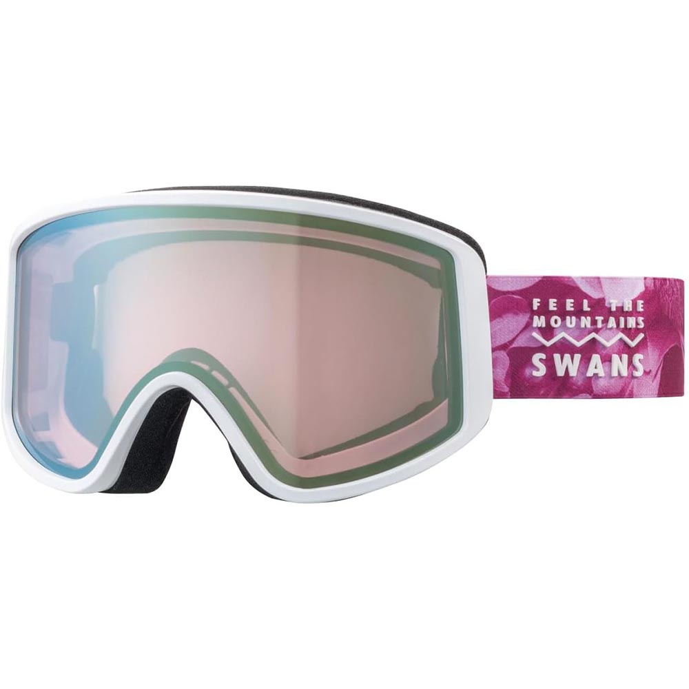 【アウトレット】スノーゴーグル SWANS 23-24 180-MDH P1 L/W メガネ対応 ミラー ダブルレンズ ヘルメット対応 スキー スノーボード 型落ち 旧モデル【メール便不可・宅配便配送】