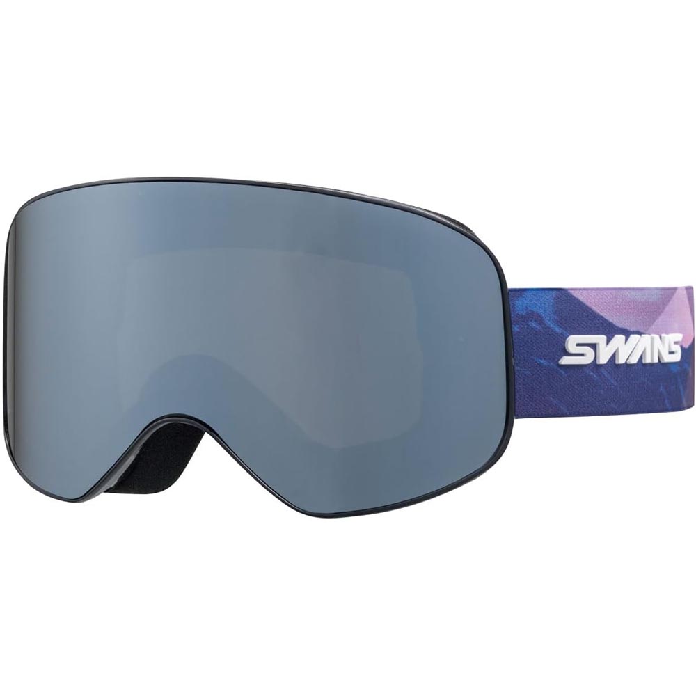 【逃げ口】スノーゴーグル SWANS 23-24 190-MDH P1 BK/PR 鏡鑑 ダブル水晶体 安全帽相応う スキーの板 スノーボード 型挙げ句の果て 旧ひな形【電子メイル便不可・宅配便送りとどける】