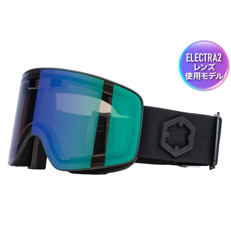 スノーゴーグル OUT OF 24-25 W4G2003 ELECTRA2 Black / IRID-GREEN 成年者用 ゴーグル 調光 くもり止め ダブル 水晶体 メンズ レディース アウトオブ スキーの板 スノーボード【RCP】【電子メール便不可・宅配便送りとどける】