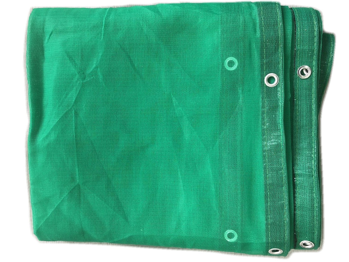 【楽天市場】ラッセルメッシュシート 飛散防止ネット 緑(グリーン) 3.6m×5.4m 5枚 ハトメあり(450P) ラッセルシート 塗装工事