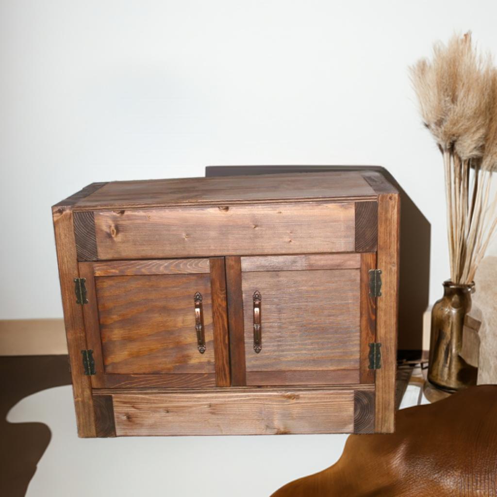 楽天市場】（組立済）水槽台 ウッドキャビ ダークブラウン