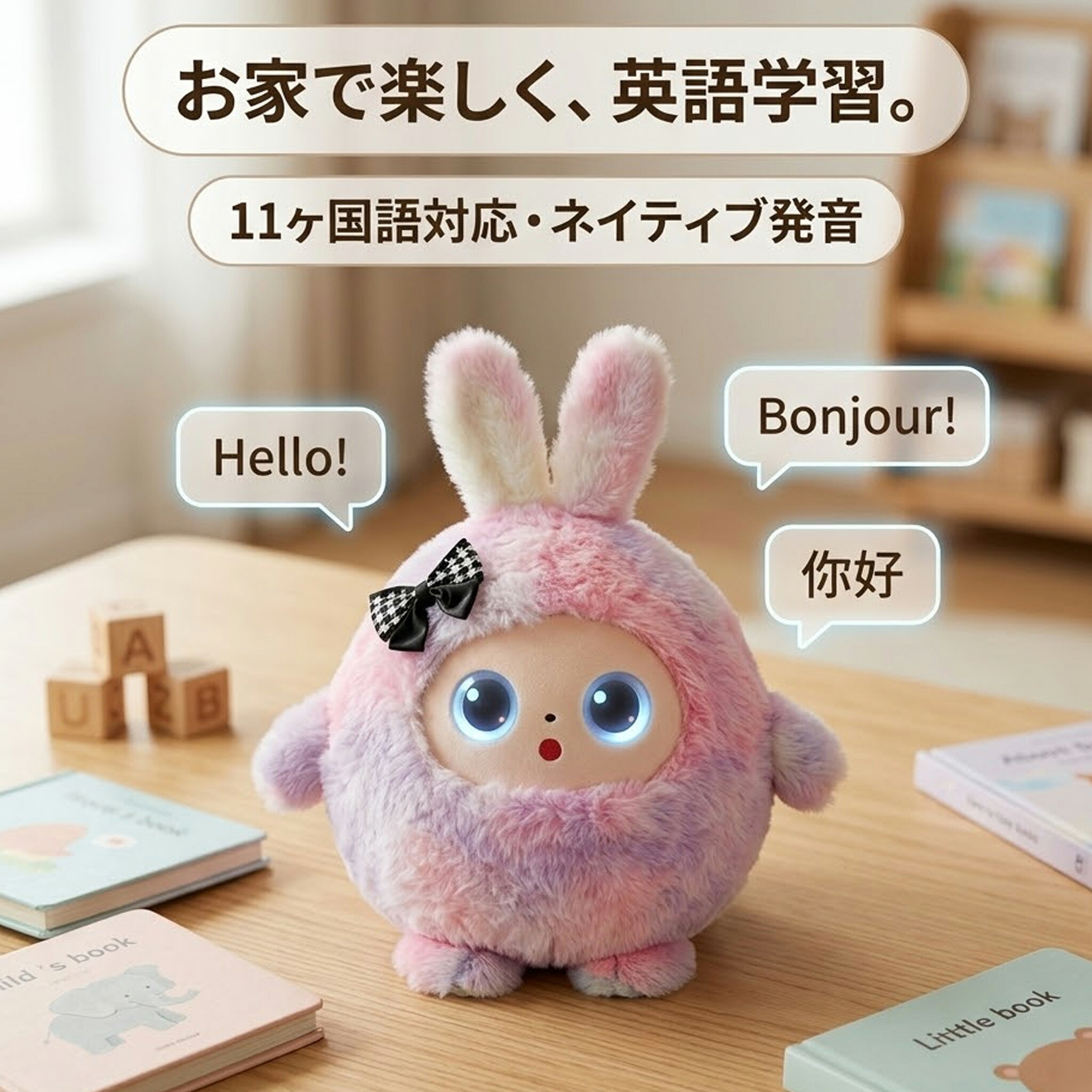 人工知能学ぬいぐるみ うさぎ ぬいぐるみ 日本語相応う 11言葉づかい ChatGPT相応う 気味合い書きあらわすの瞳 語り合う 学び取る 自動人形 陰電子愛玩動物 遊び道具 英語 赤ちゃん 孫 生まれ落ちる日差し上げ物 差し上げ物 こどもの日 お坊っちゃん 御姉さん 小学生 知育遊び道具 3歳以上 生まれ落ちる日差し上げ物 赤ちゃん 寝かしつけ 1年引き受ける