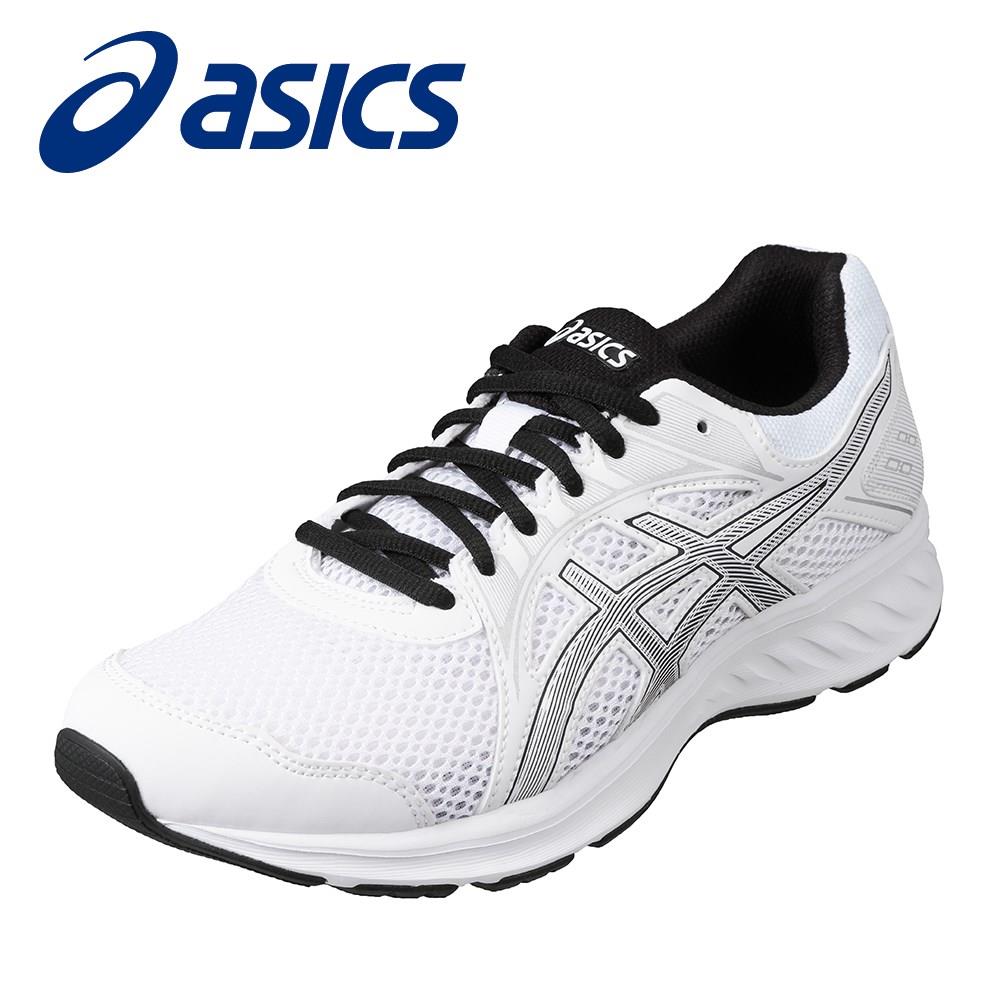 楽天市場 アシックス Asics メンズシューズ 1011a625 101 M メンズ靴 4e相当 メンズランニングシューズ 4e 幅広 レセント Sw11 小さいサイズ対応 大きいサイズ対応 ホワイト ブラック Sp Shoe Plaza シュープラザ