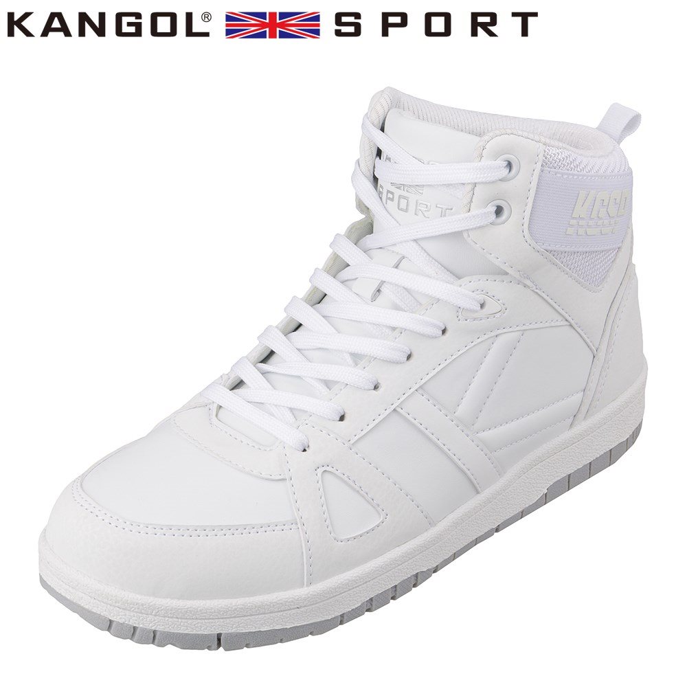楽天市場 カンゴールスポーツ Kangol Sport Kg4060 メンズ靴 2e相当 スニーカー ハイカット 防水 雨の日 雪の日 滑りにくい 小さいサイズ対応 大きいサイズ対応 ホワイト Sp Shoe Plaza シュープラザ