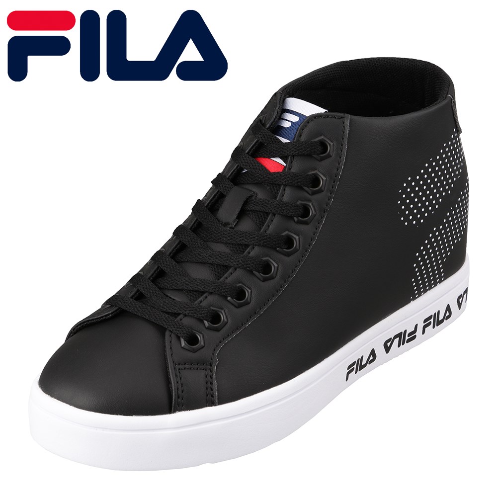 楽天市場 フィラ Fila Fc 6215w レディース靴 靴 シューズ 2e相当 スニーカー インヒール 美脚 替え紐付き 人気 ブランド ブラック Sp Shoe Plaza シュープラザ